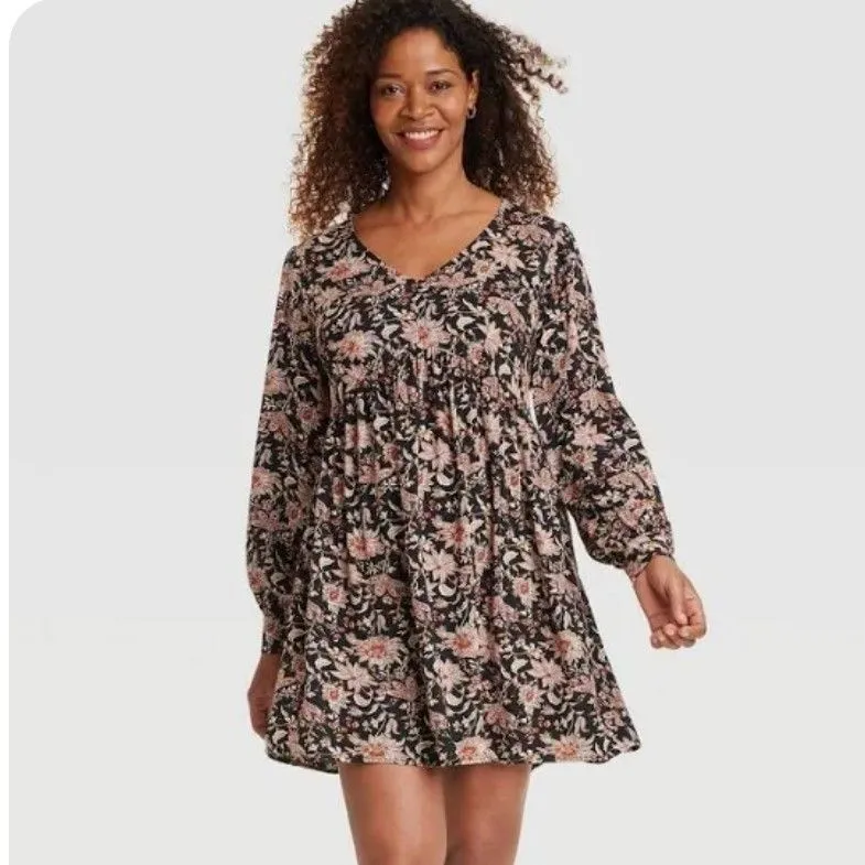 Product image for Knox Rose Empire Waist Baby Doll Dress / M