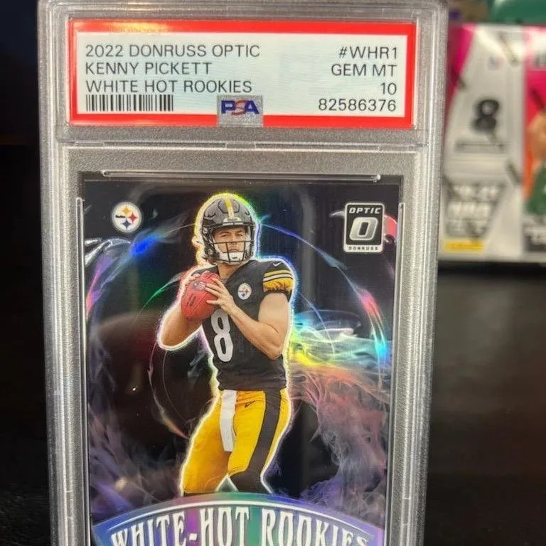 Product image for 2022 Panini Donruss Optic White Hot Rookies Kenny Pickett WHR1 White Hot Rookies PSA GEM MT 10
