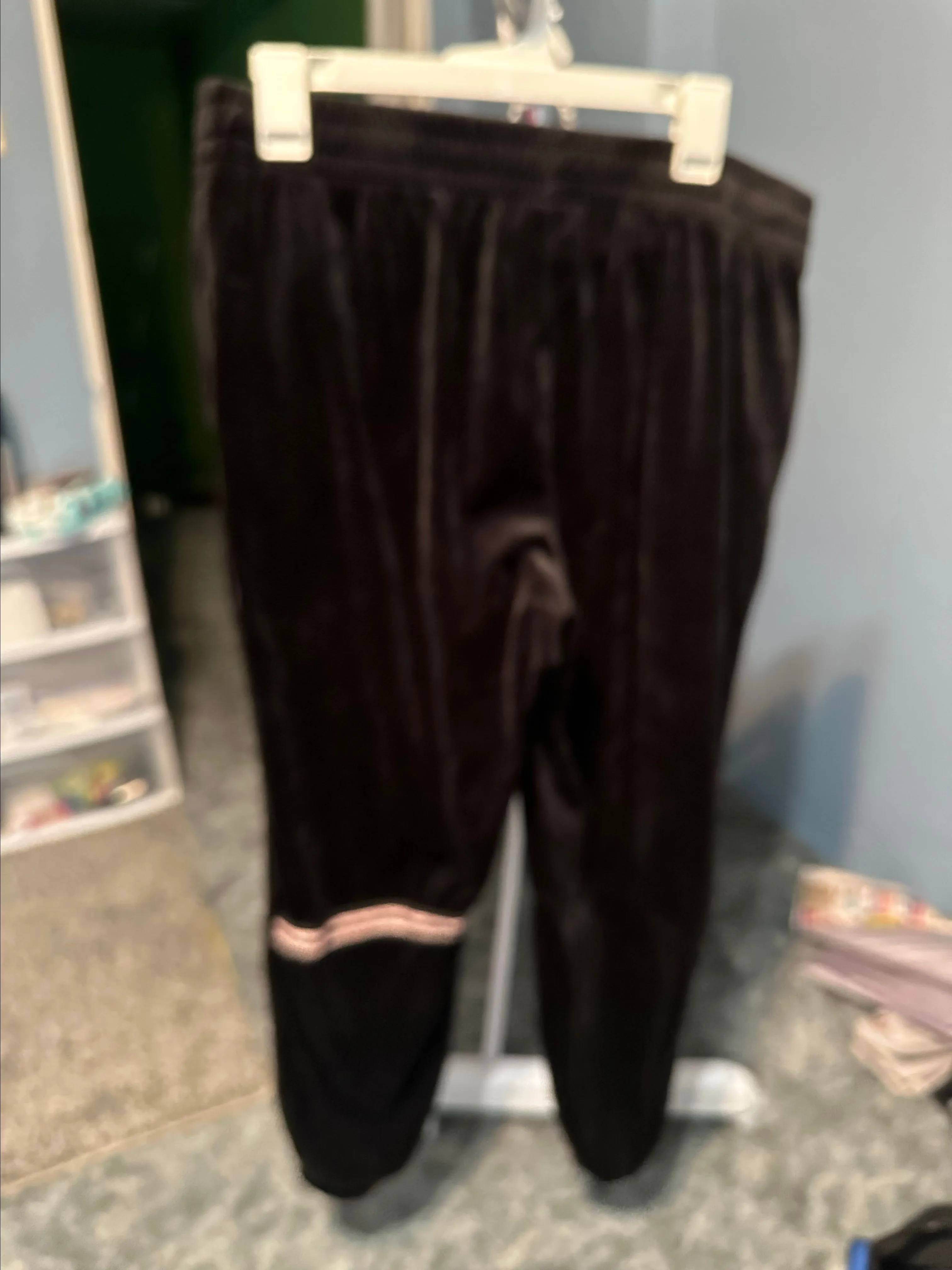 Product image for Laila Ali Side Woven Pull-On Pants Size Large L