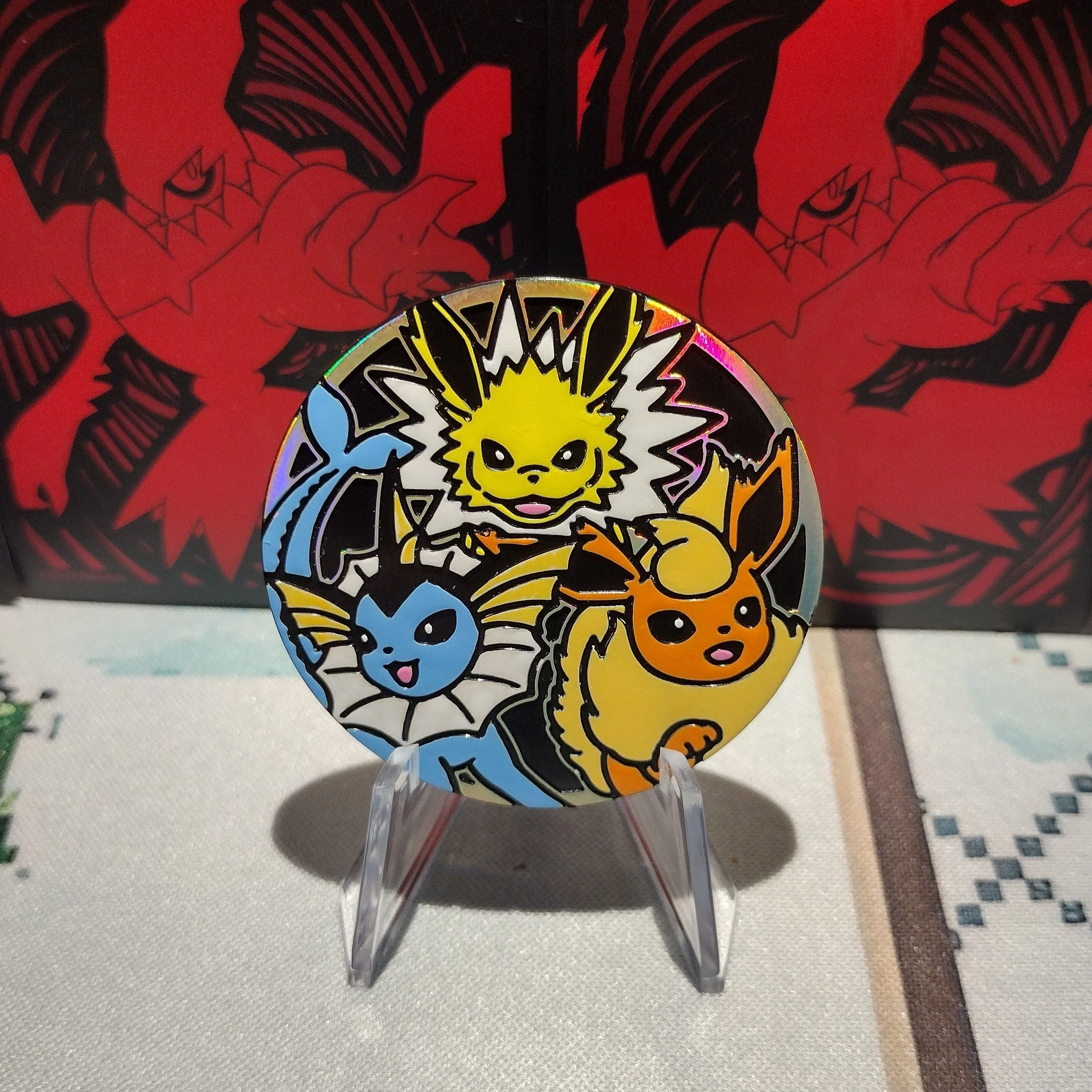 Product image for Painted Pokemon Coin - Eeveelutions