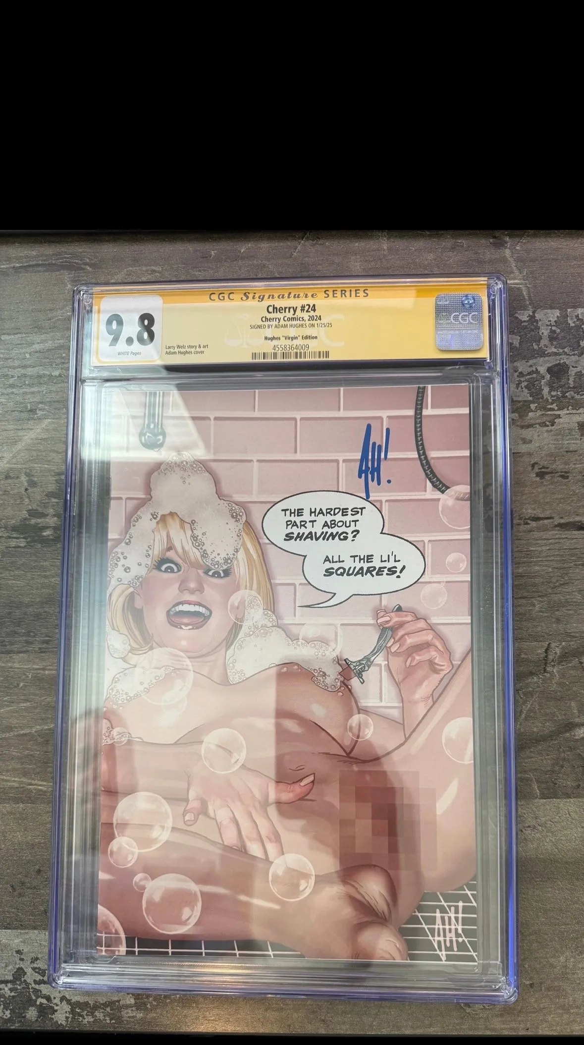 Product image for Cherry Poptart #24 Adam Hughes CGC 9.8 signed VIRGIN variant