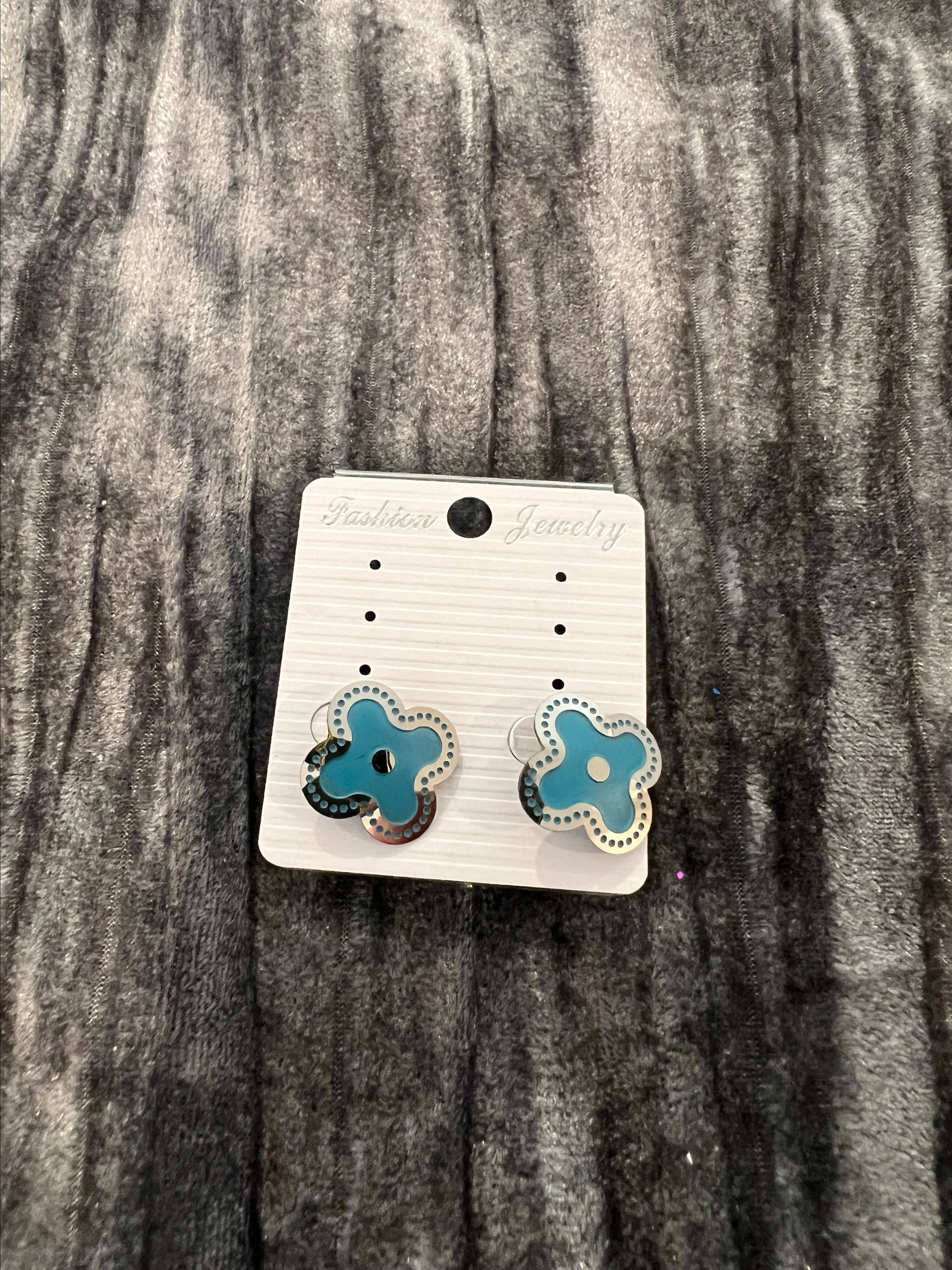 Product image for Blue Flower Earrings
