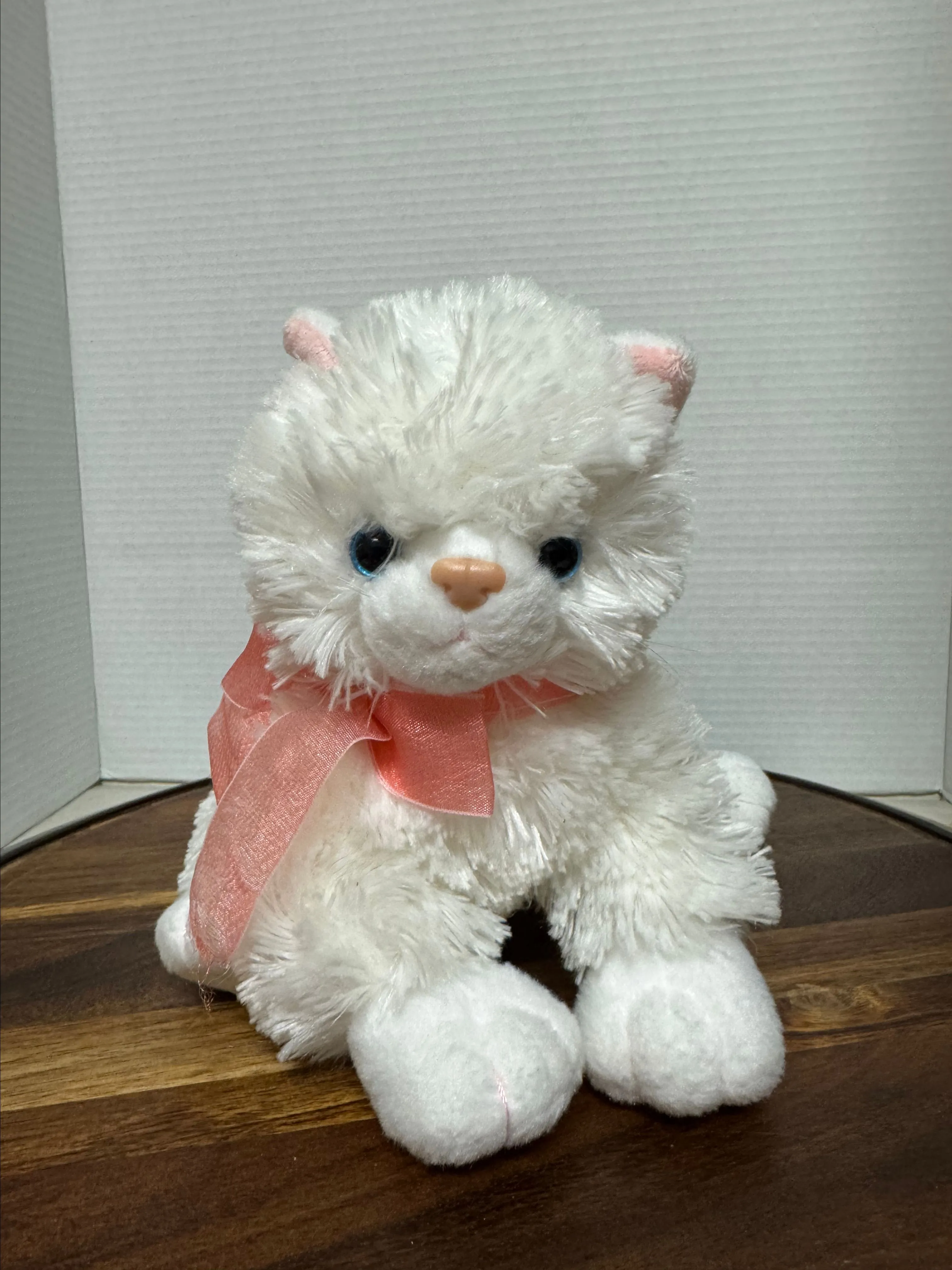 Product image for TY beanie baby destiny white Persian cat plush