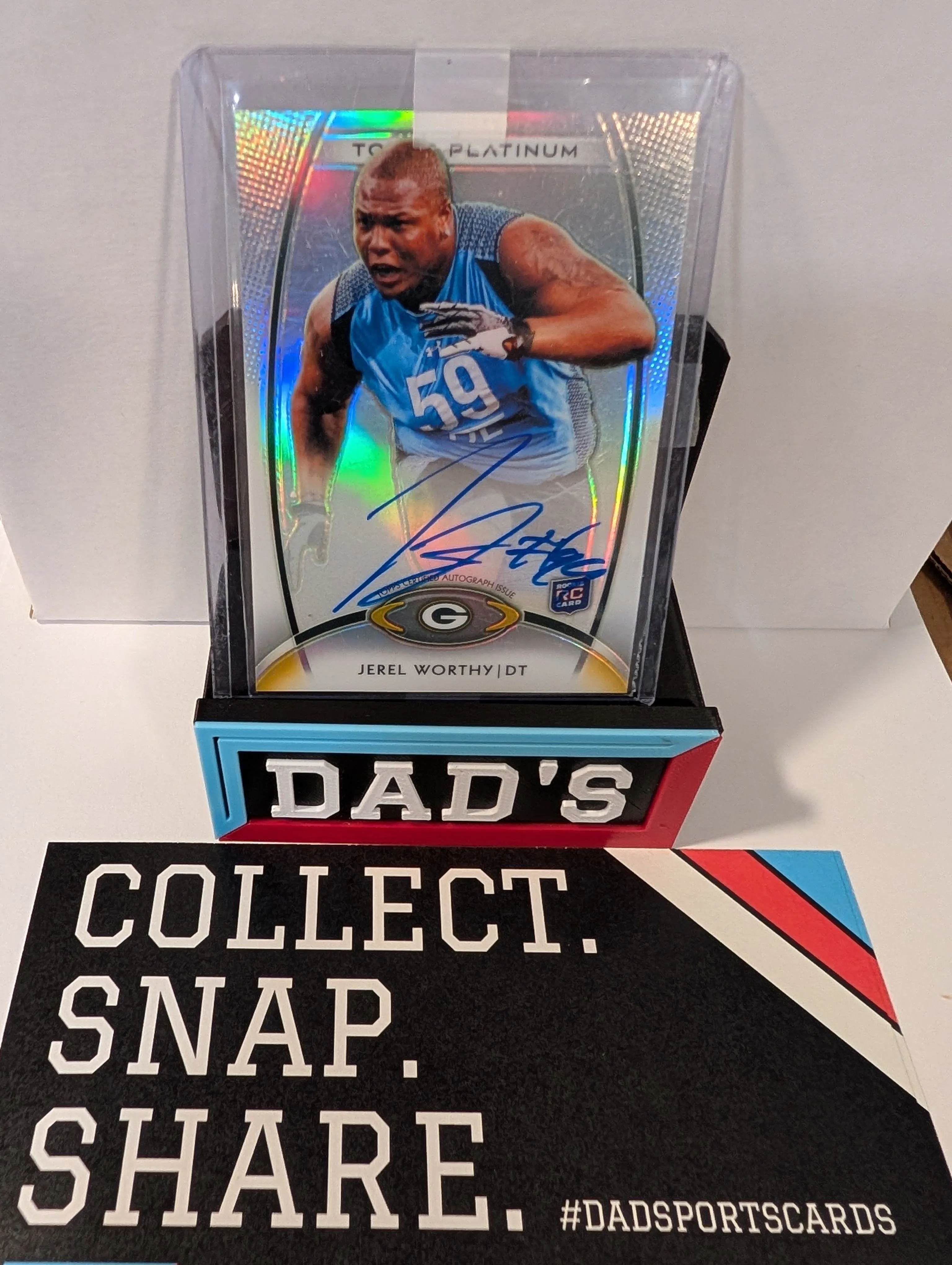 Product image for Rookie Jerel Worthy 2012 Topps Platinum #164 Refractor Autographs (AU, RC)