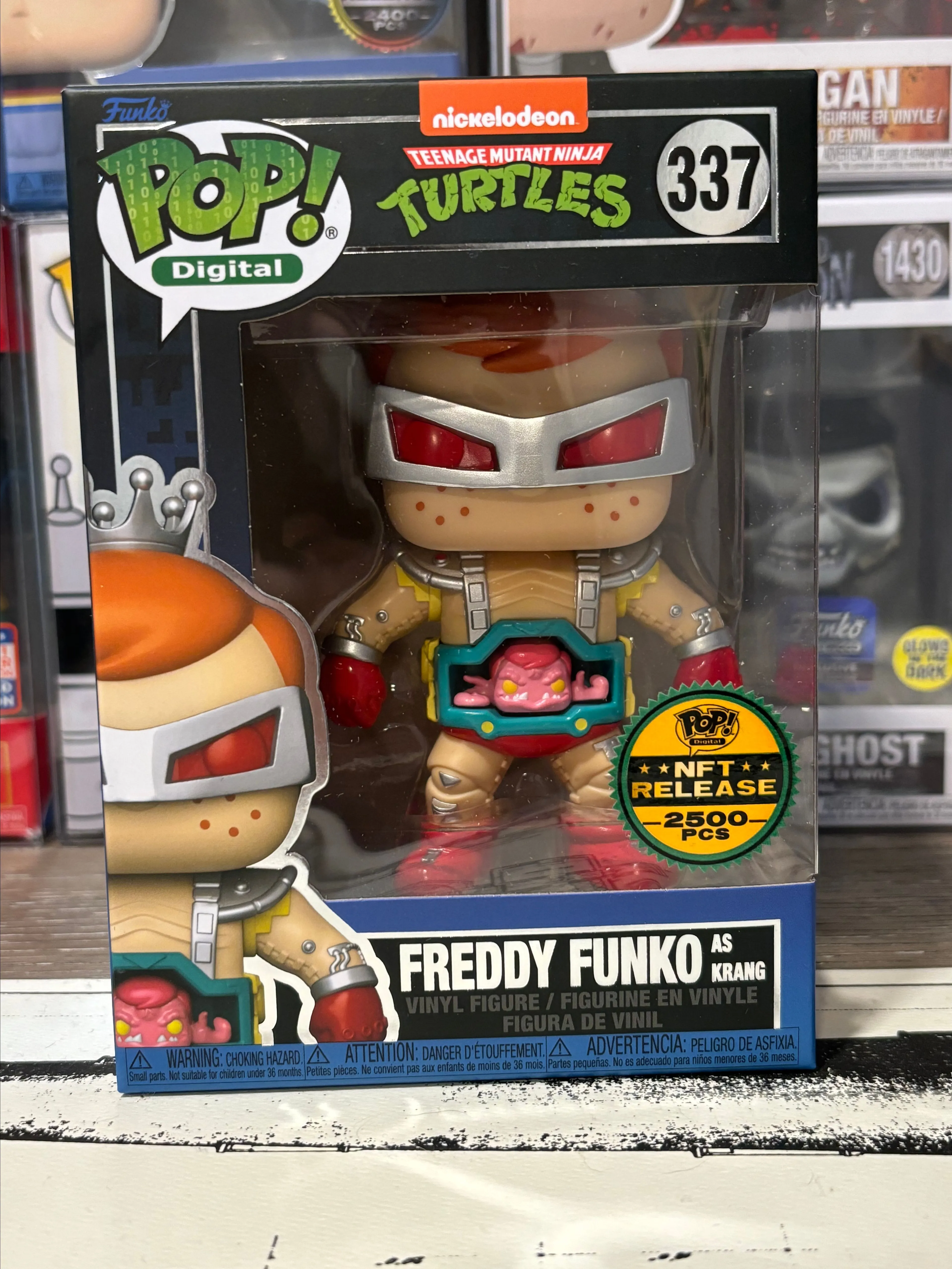 Product image for Freddy Funko as KRANG TMNT NFT Royalty LE 2500