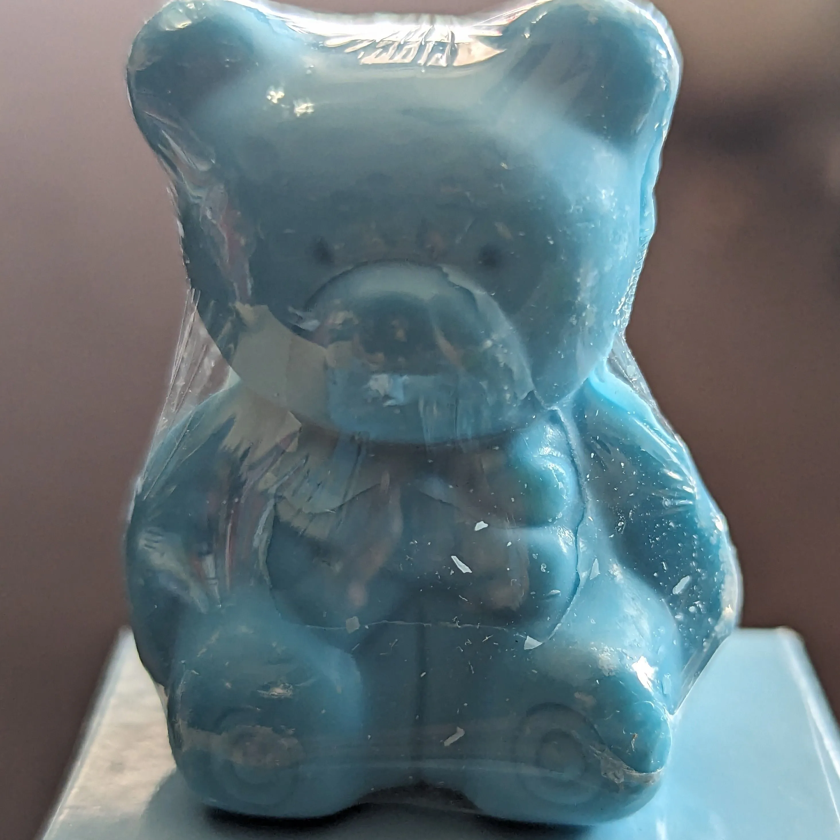 Product image for Lot of 35 Blue Bear Wrapped Soap Favor