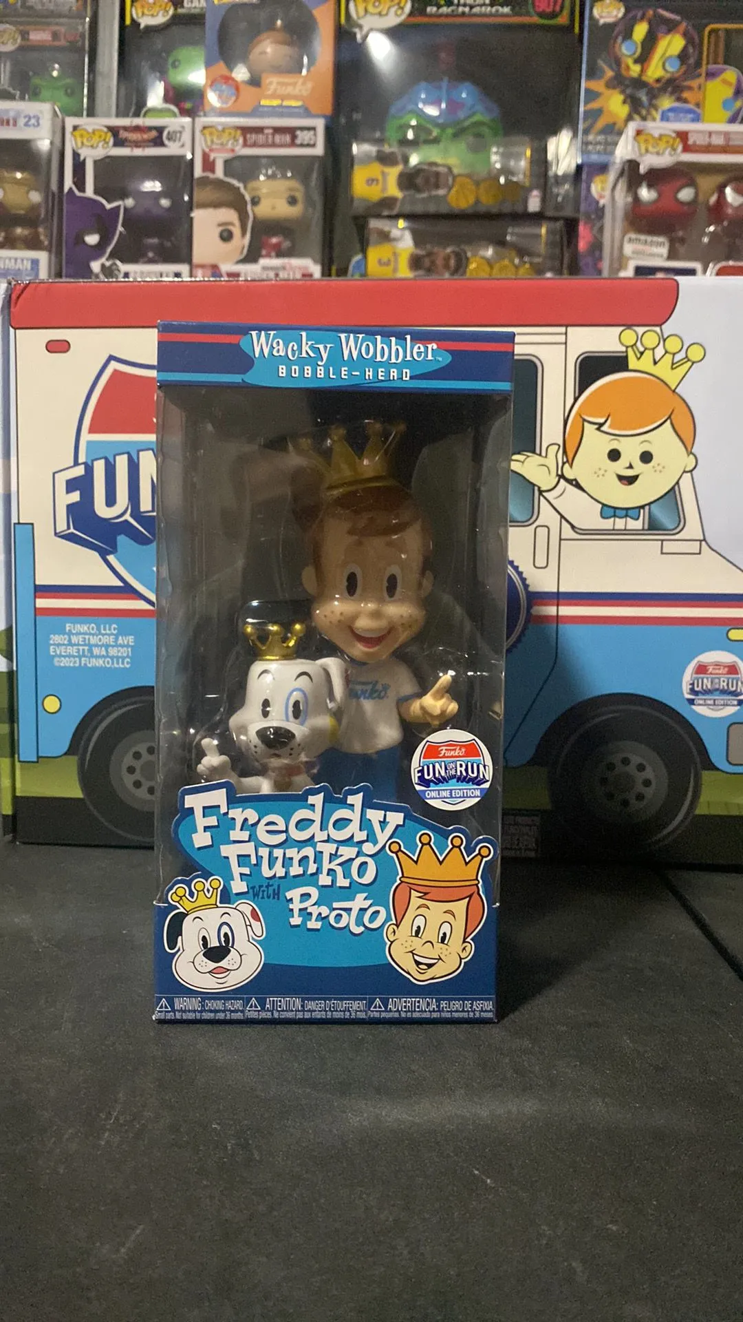 Product image for Freddy Funko with Proto Wacky Wobbler