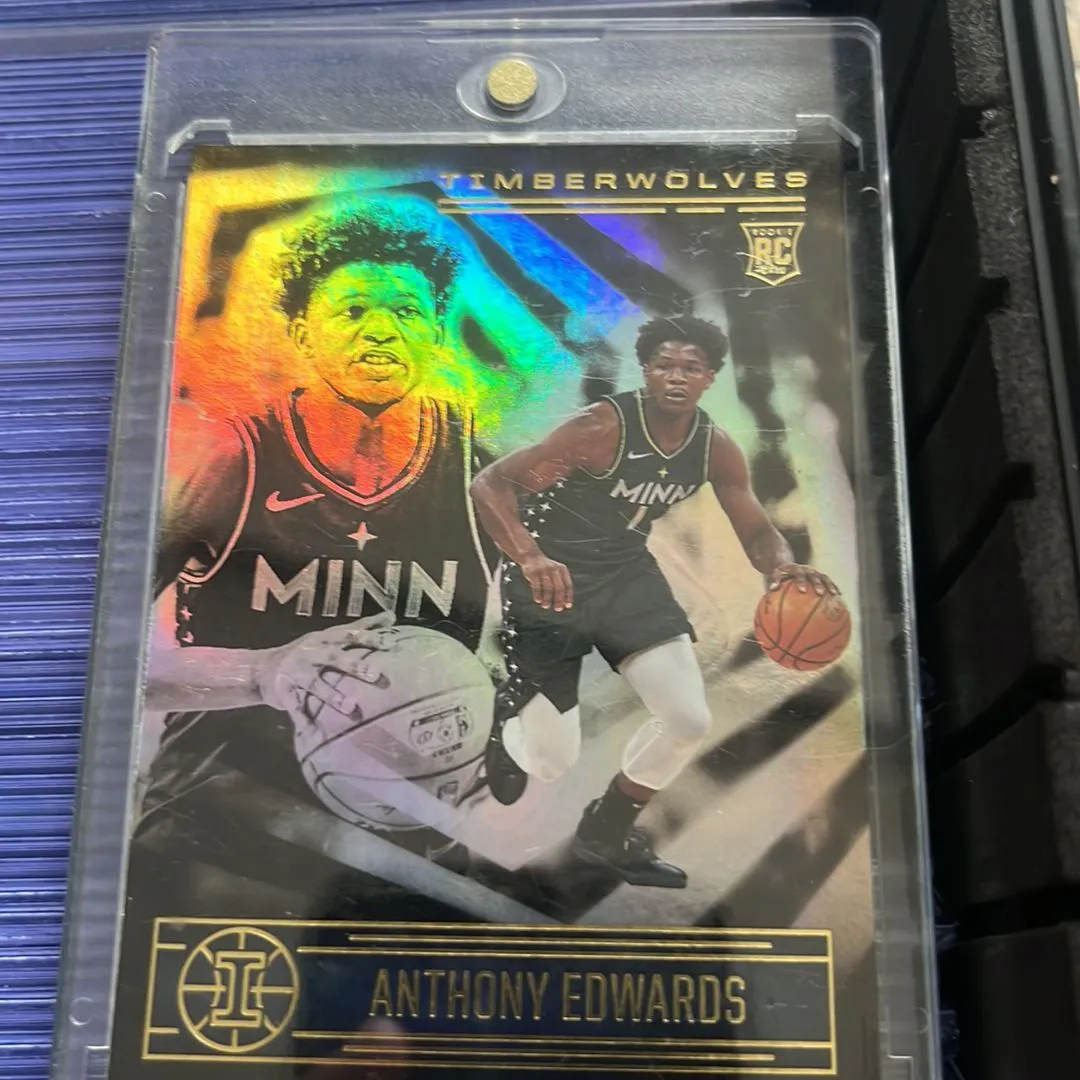 Product image for Anthony Edward rookie card chrome