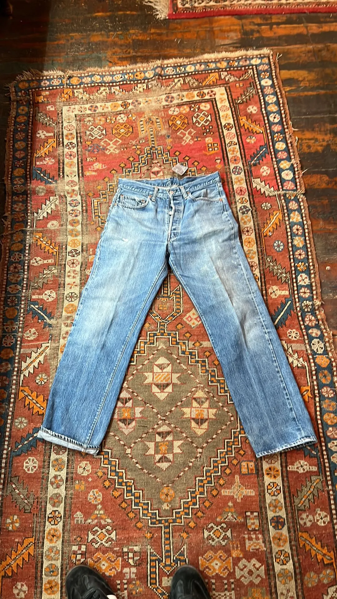 Product image for 1972-1977 Levi’s selvedge redline 501