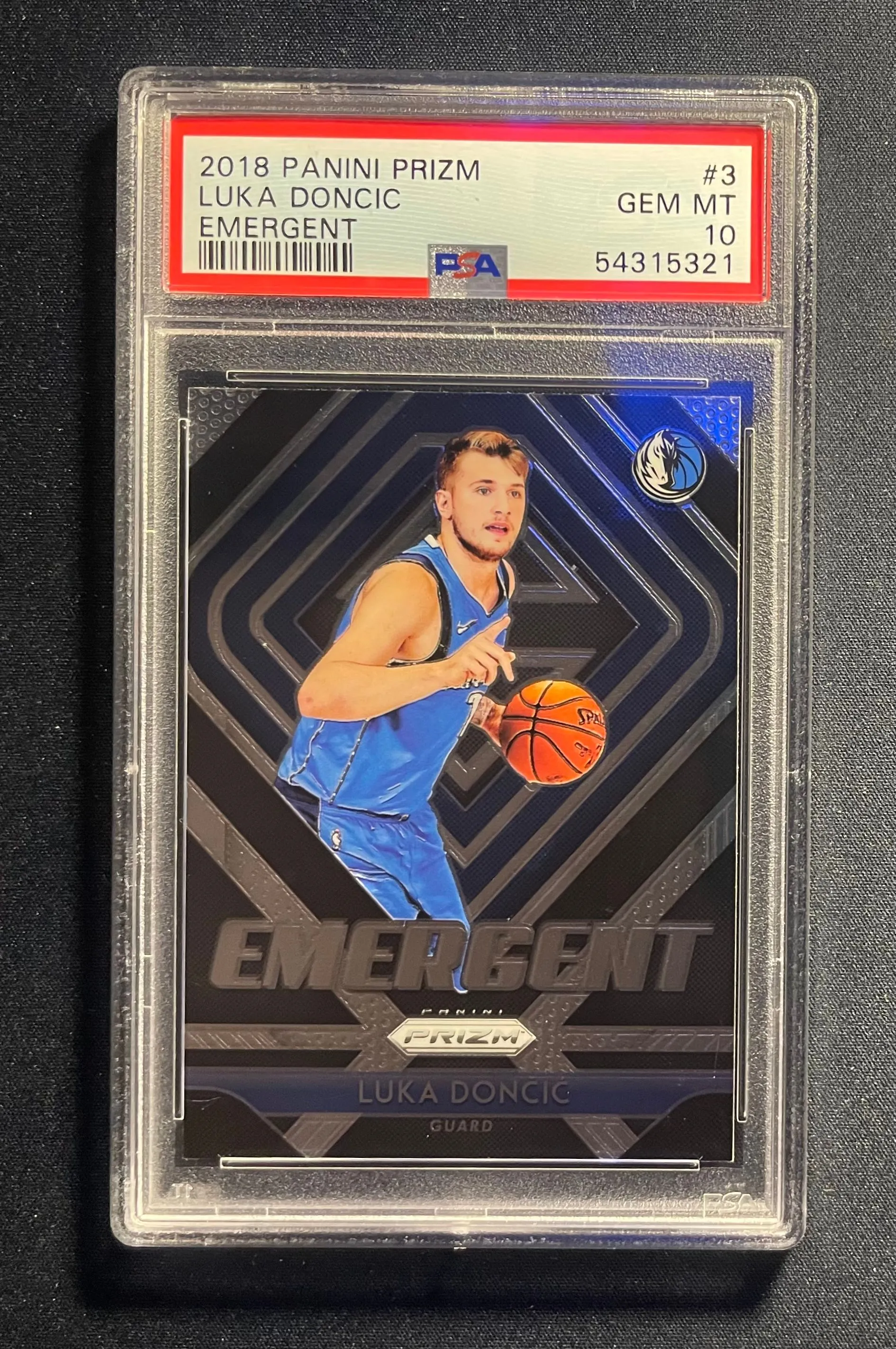Product image for 2018-19 Panini Prizm - Emergent #3 Luka Dončić (RC)