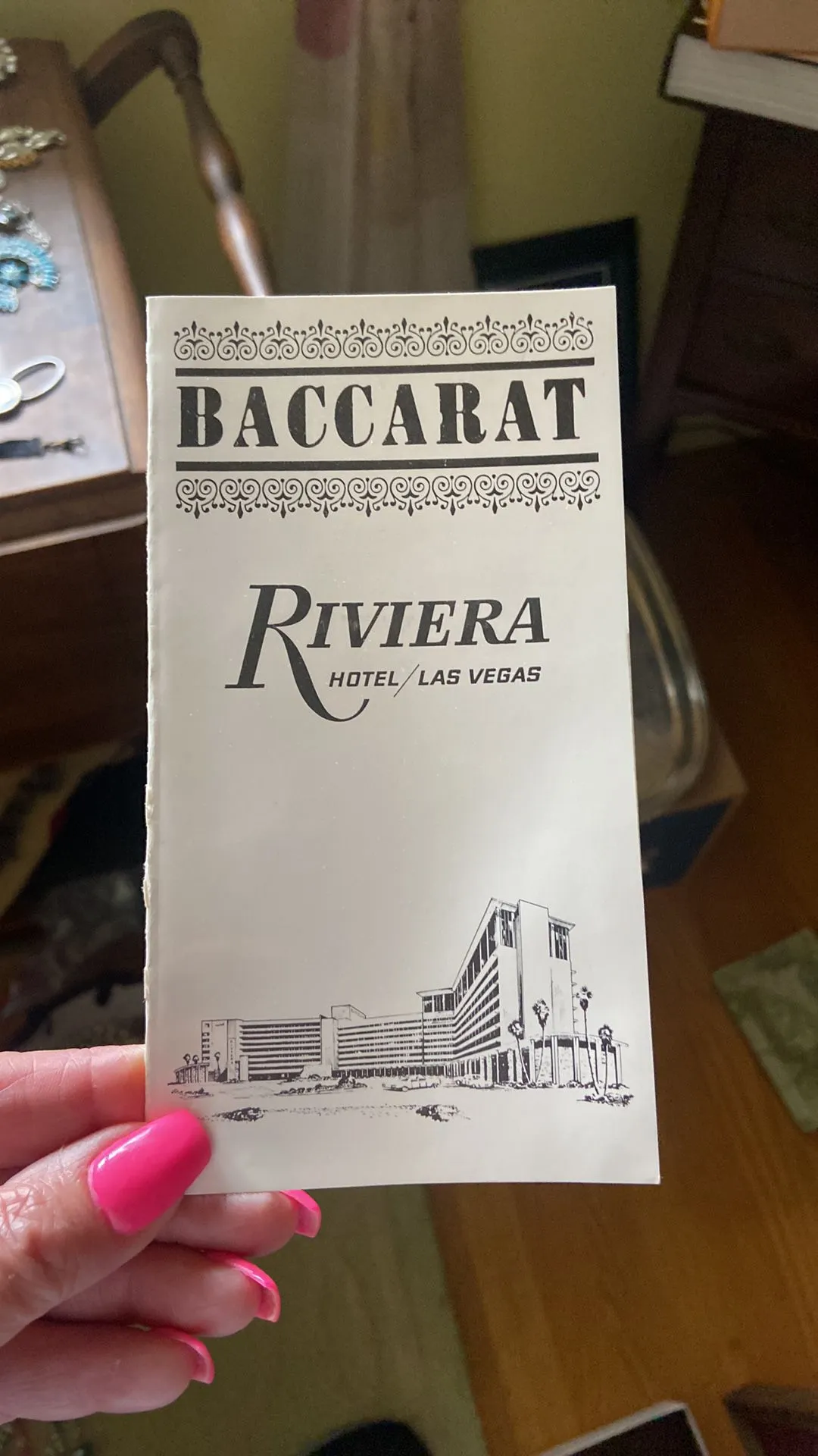 Product image for Baccarat Riviera hotel, Las Vegas card