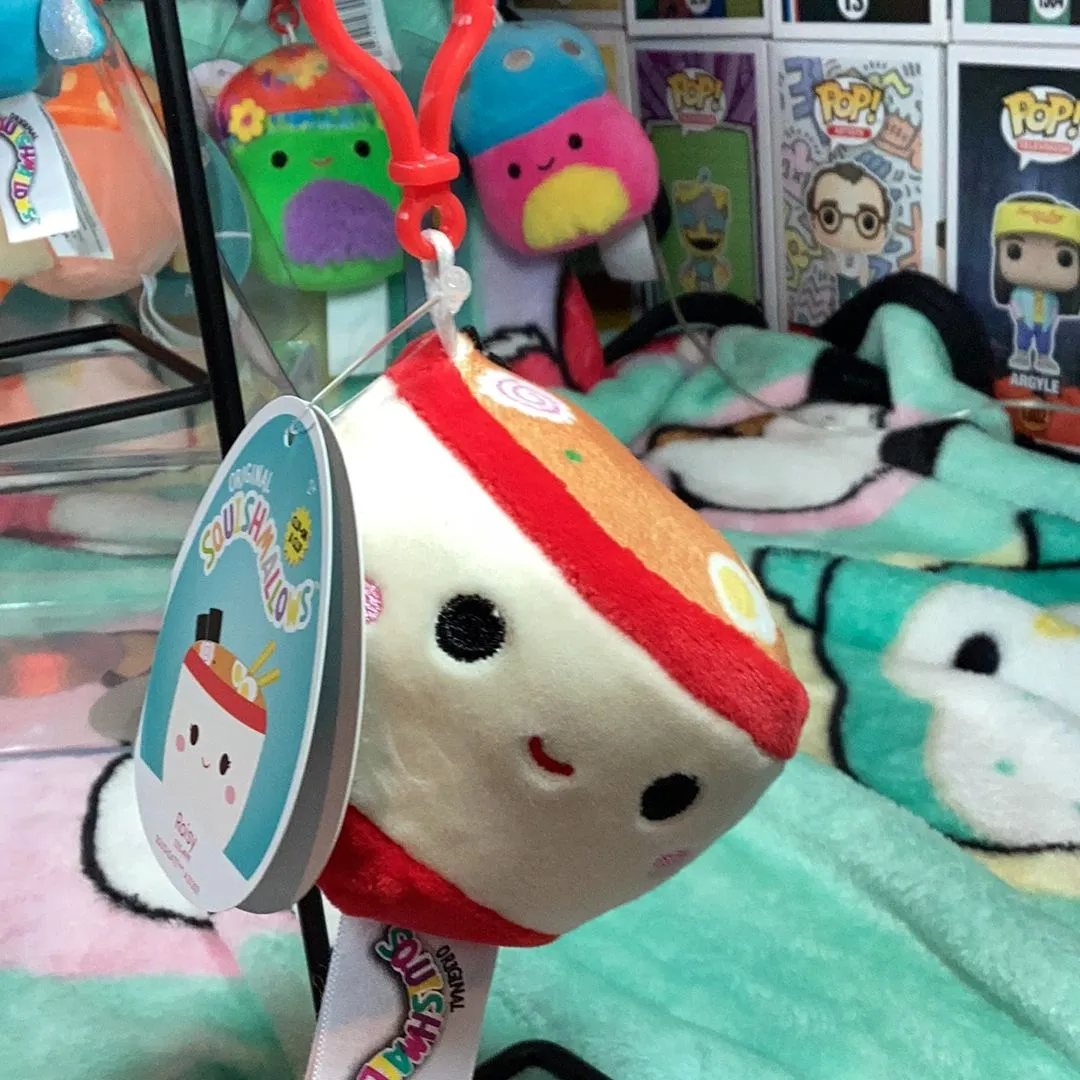 Product image for Raisy the Ramen Squishmallow Clip 3.5”