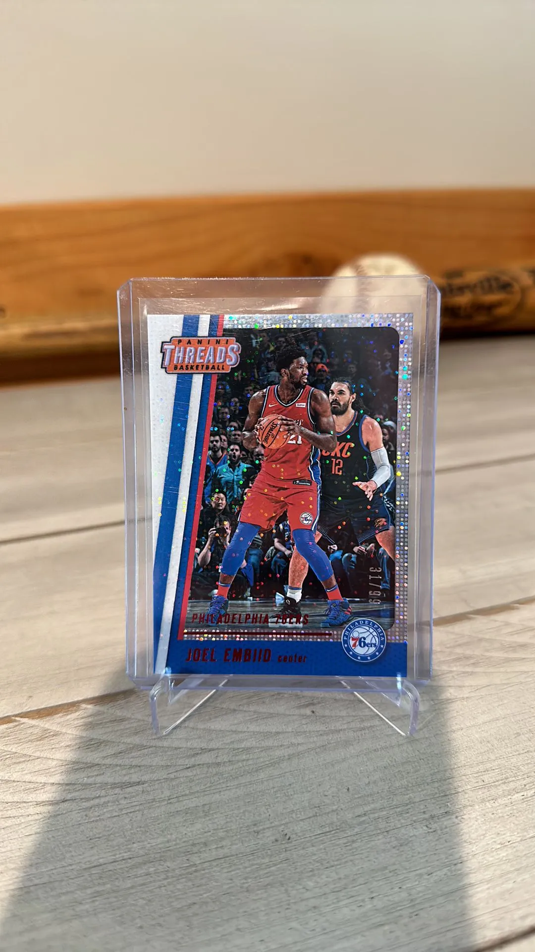 Product image for Joel Embiid Panini Threads Sparkle #31/99