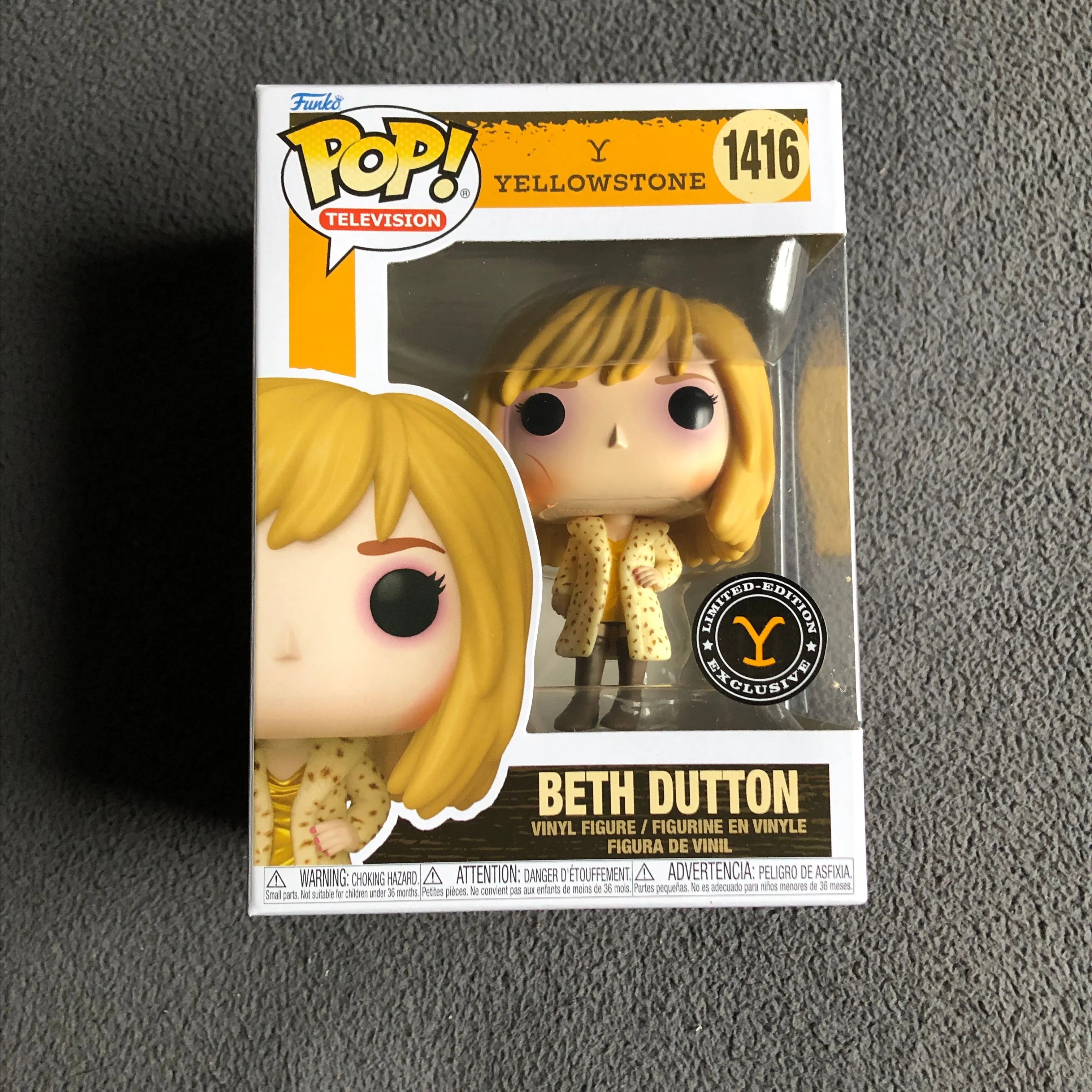 Product image for Funko Pop! Television Yellowstone Beth Dutton 1416 Limited Edition Metallic Exclusive Vinyl Figurine