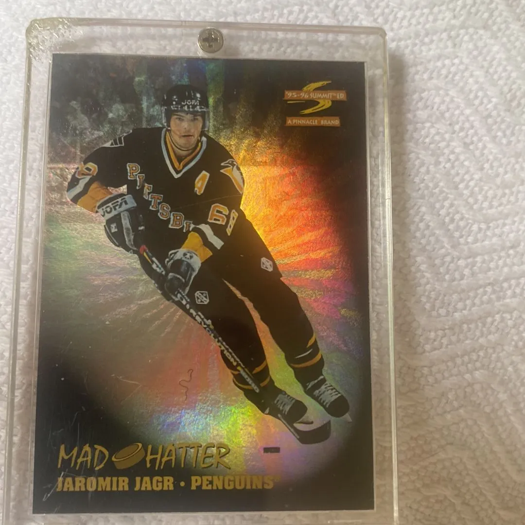 Product image for 95-96 summit mad hatter jaromir jagr #10