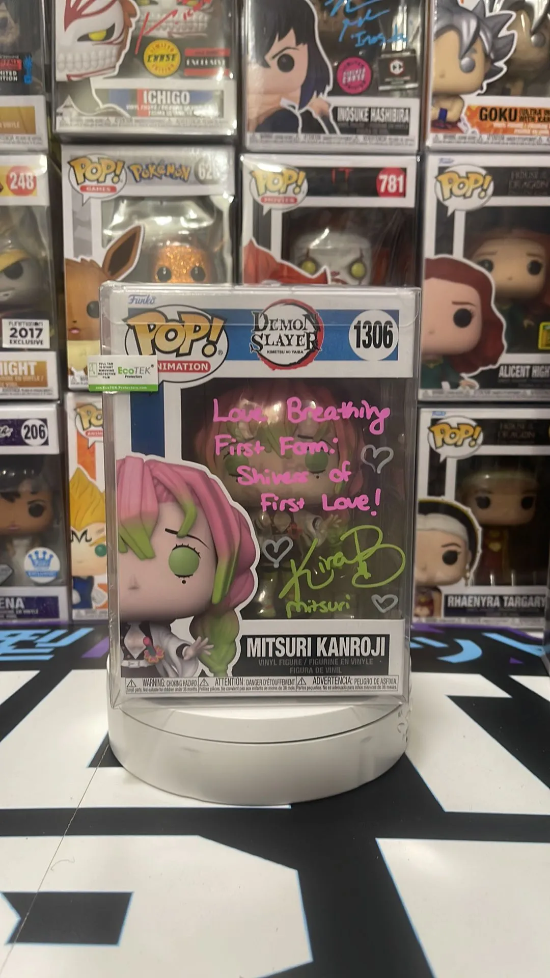 Product image for Mitsuri Kanroji Signed Funko Pop