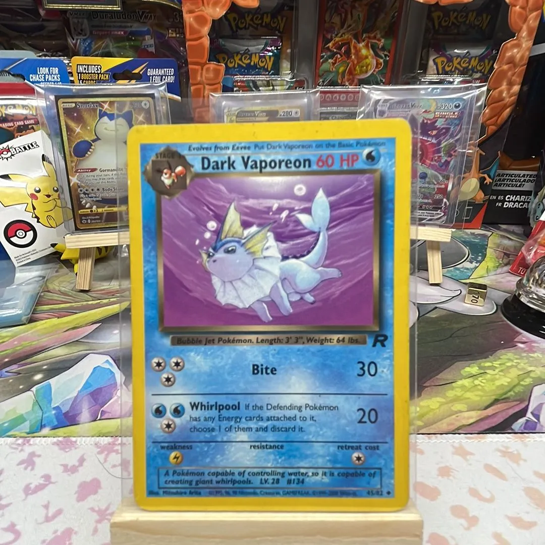 Product image for dark vaporeon team rocket