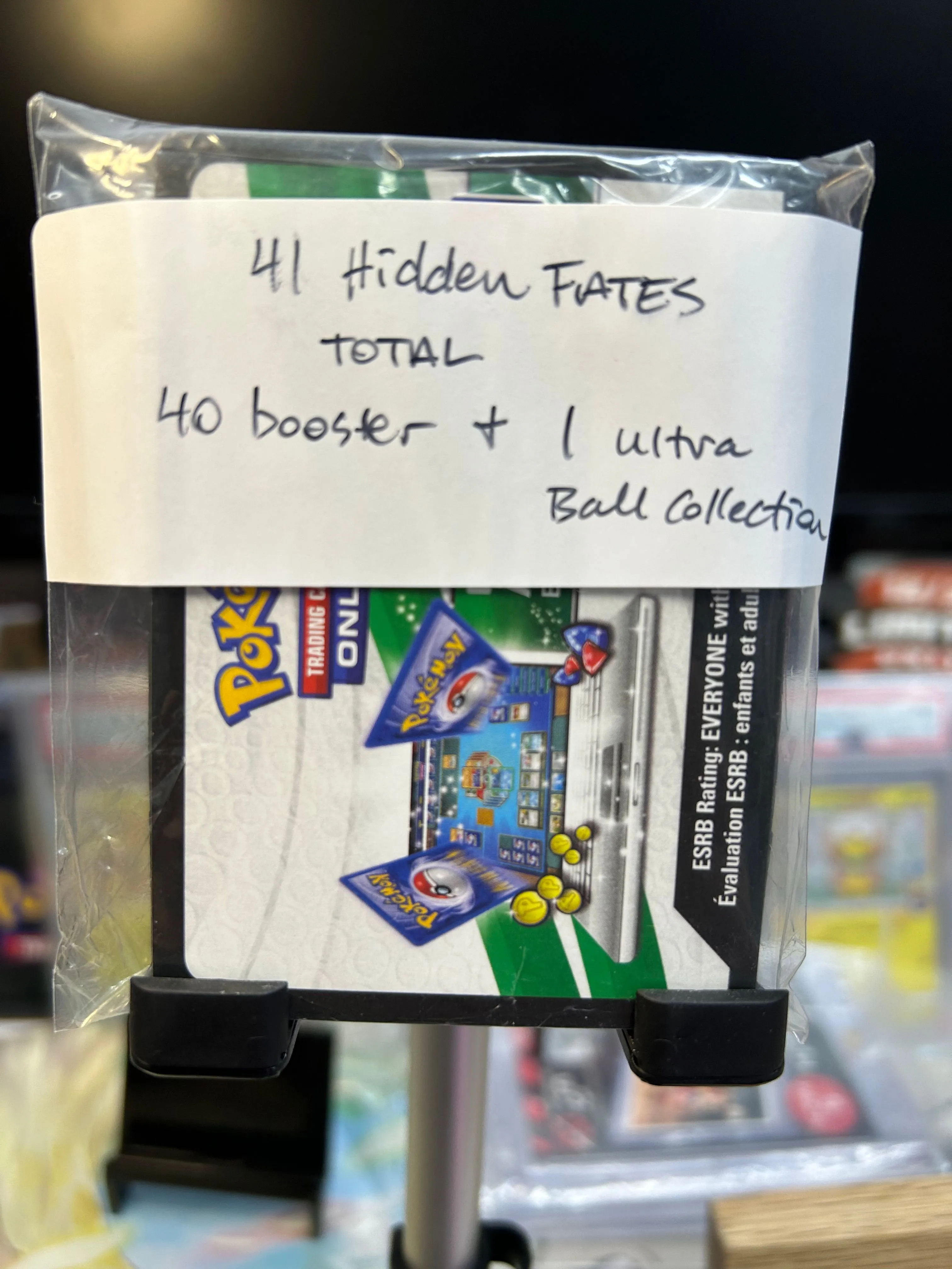 Product image for 41 Hidden Fates unused code cards for TCGonline