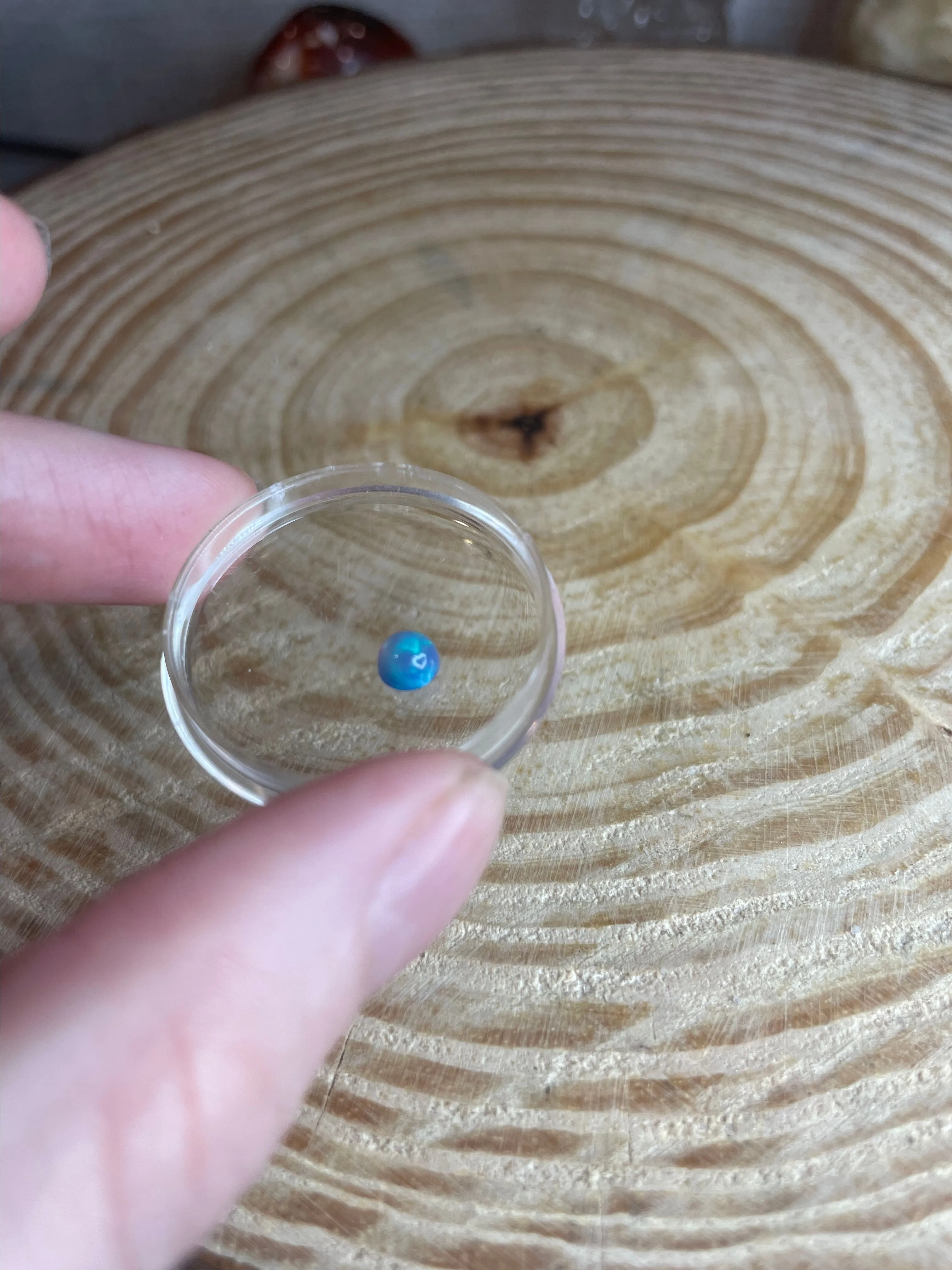 Product image for Ethiopian Blue Opal cabochon