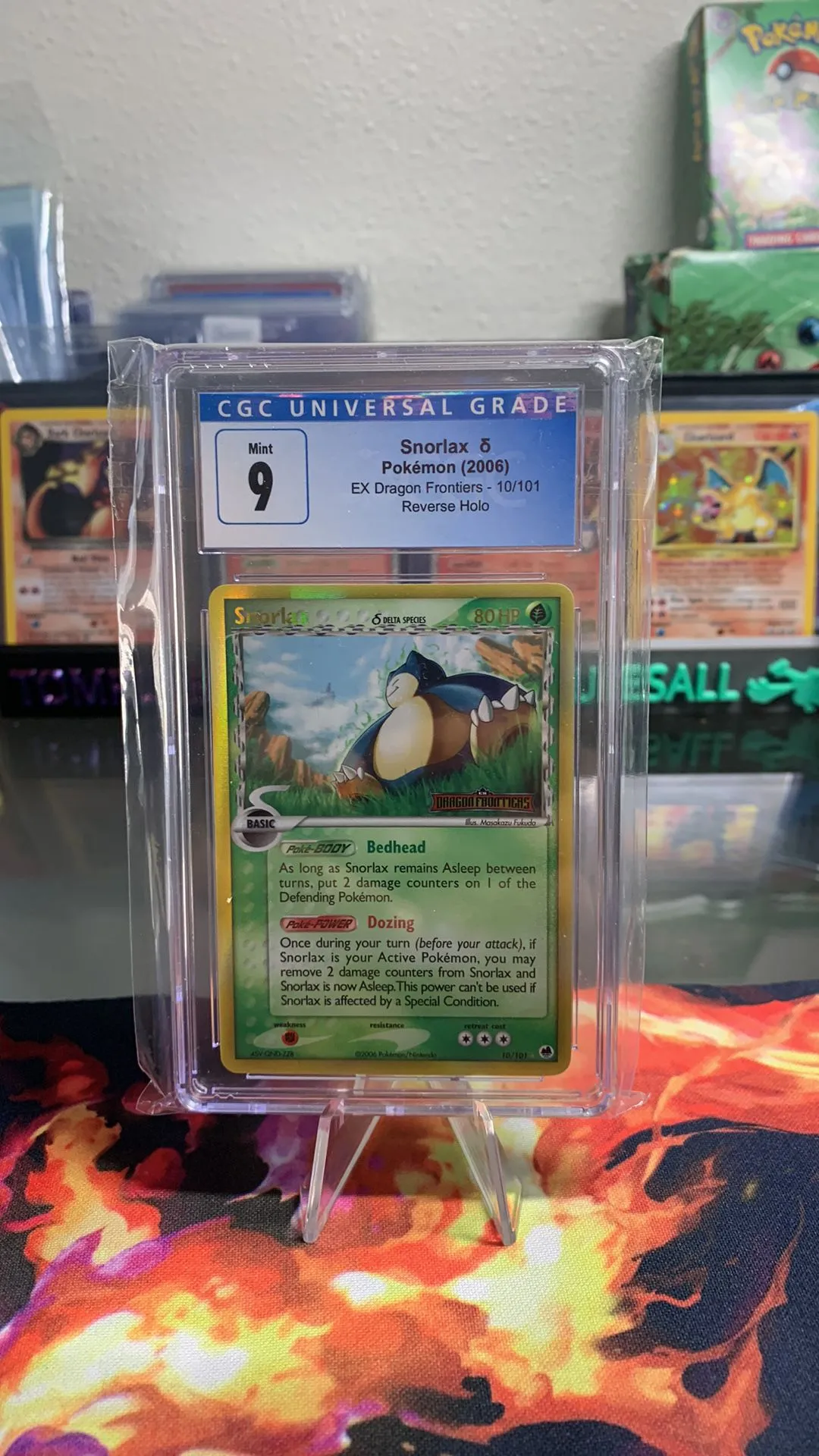 Product image for CGC 9 Stamped Snorlax