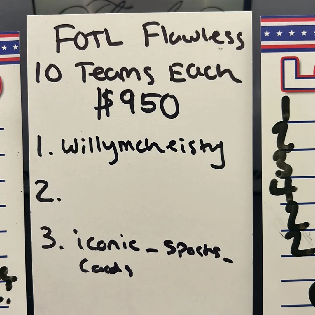Product image for ‼️FOTL FLAWLESS 10 TEAMER LAST BOX WE’LL EVER GET‼️