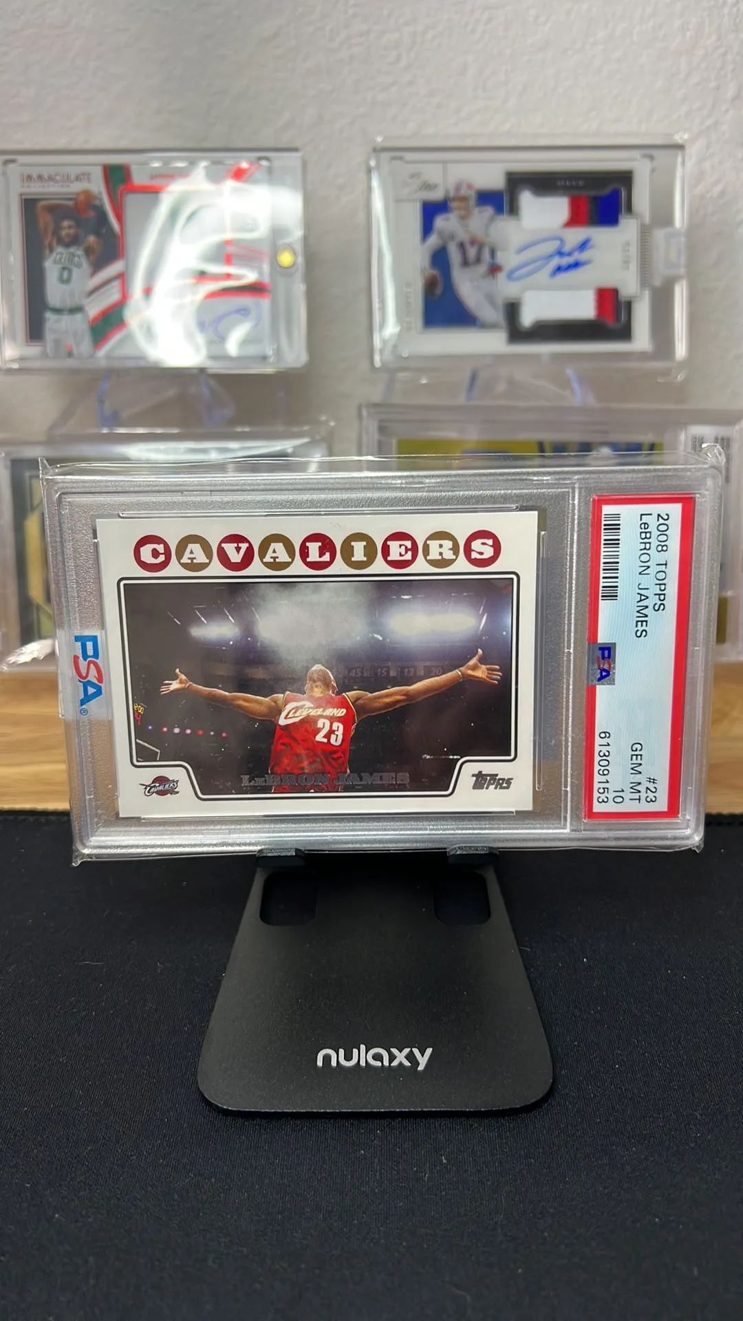 Product image for 2008 Topps Lebron James 23  PSA GEM MT 10