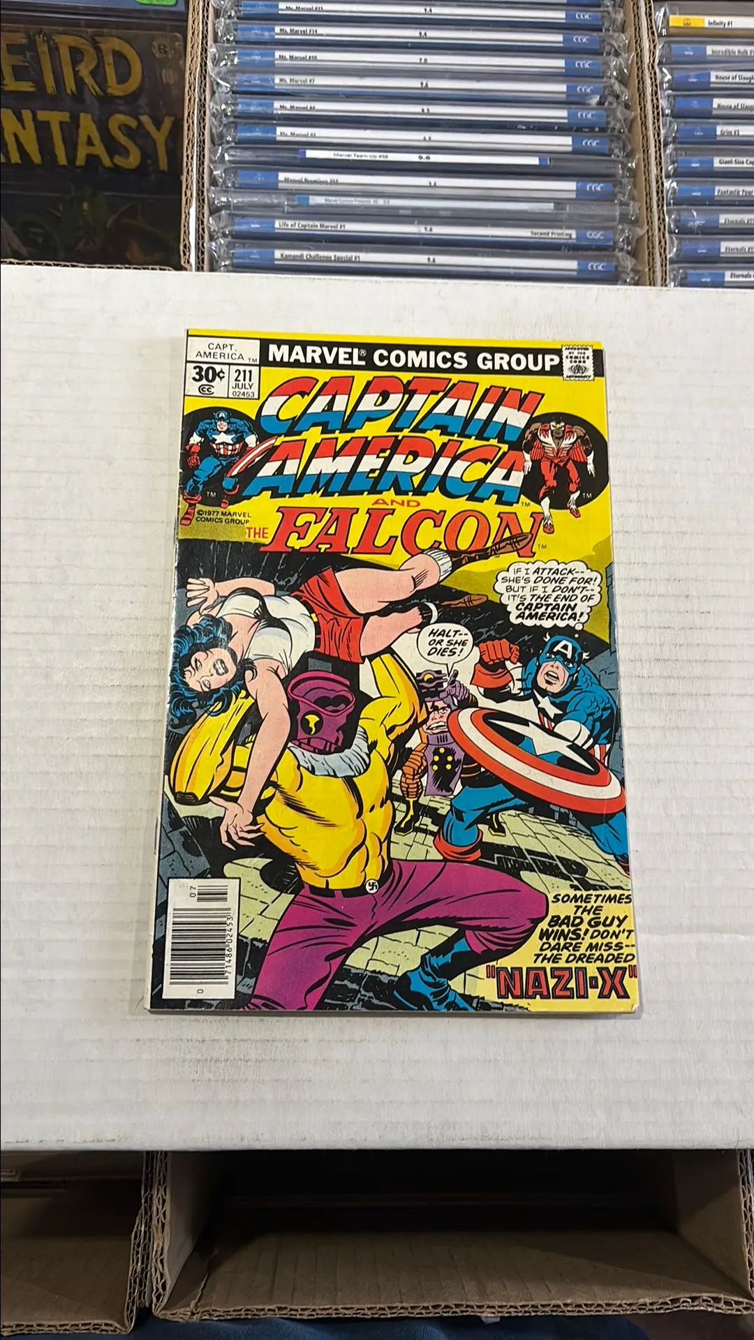 Product image for Captain America 211 MARK JEWLERS