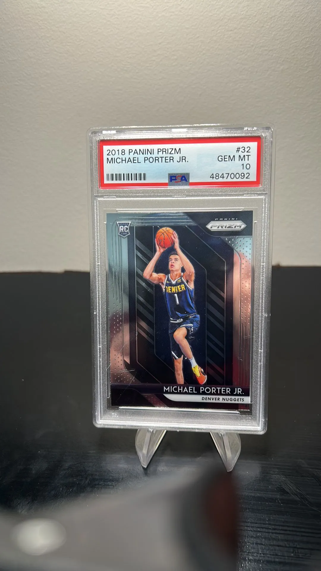 Product image for 2018 Panini Prizm Michael Porter Jr. 32  PSA GEM MT 10