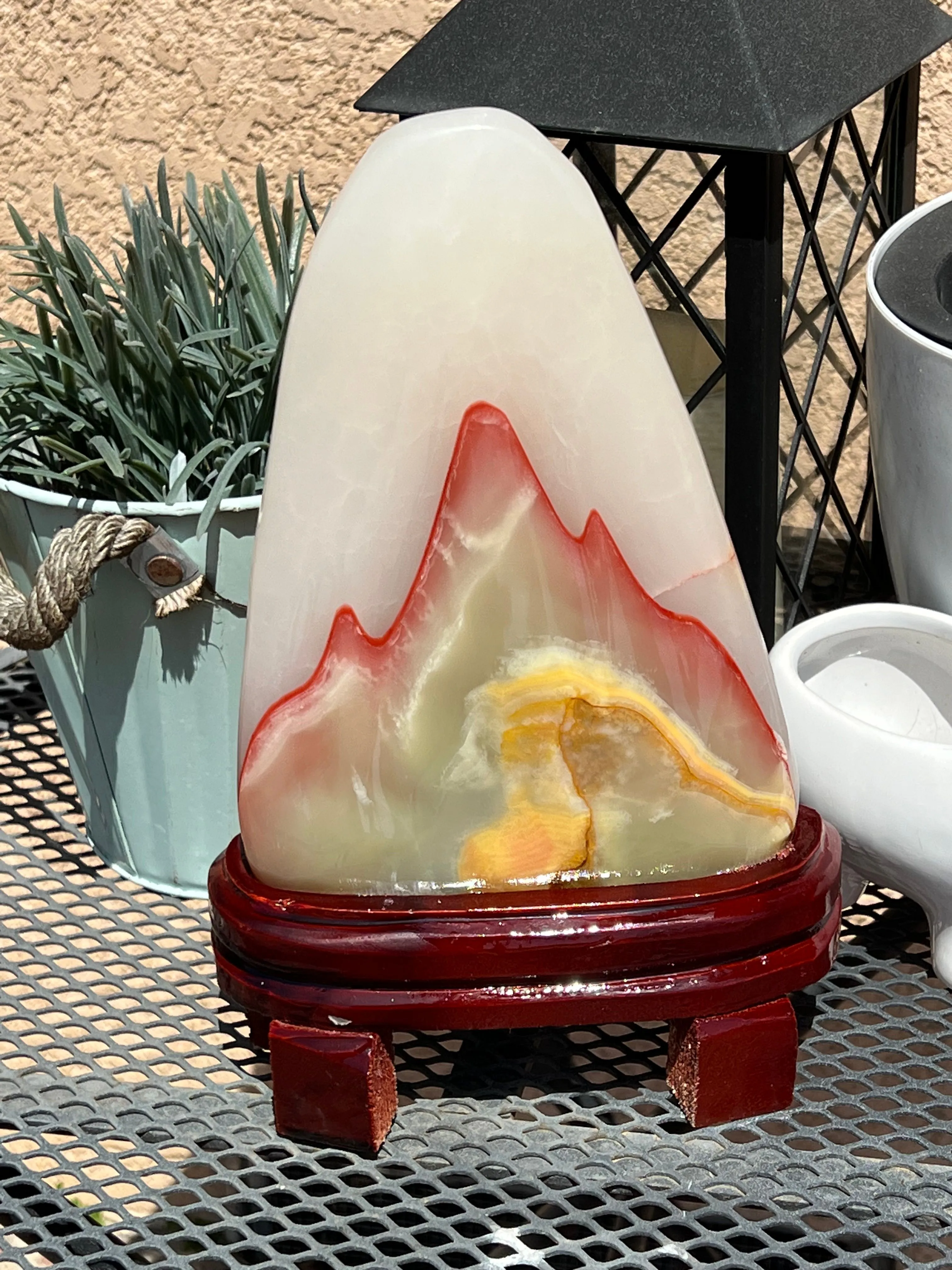 Product image for Afghan Jade mountain carving