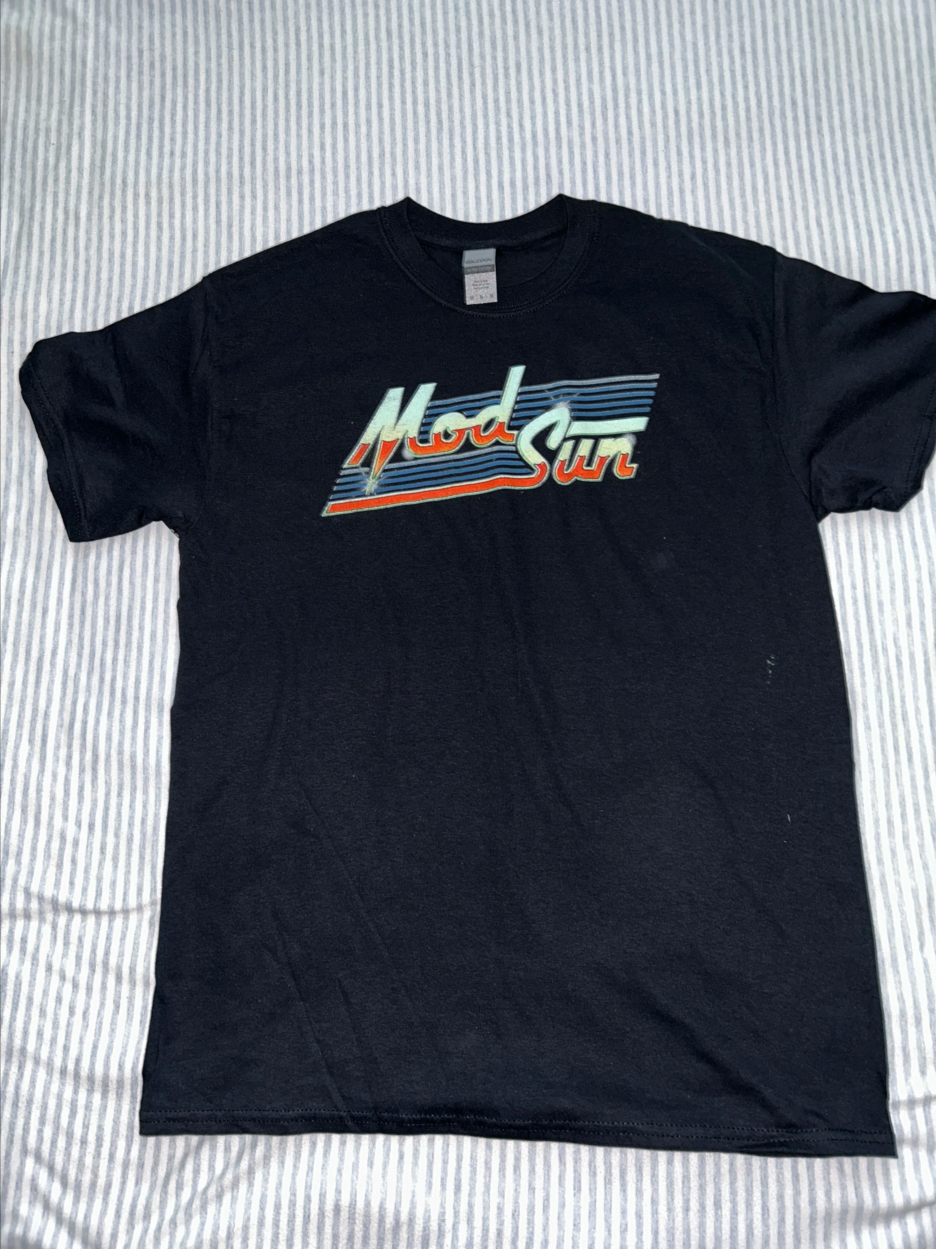 Product image for New Mod Sun Here’s your Flowers Tour Tshirt. Size Medium. (some paint marks)