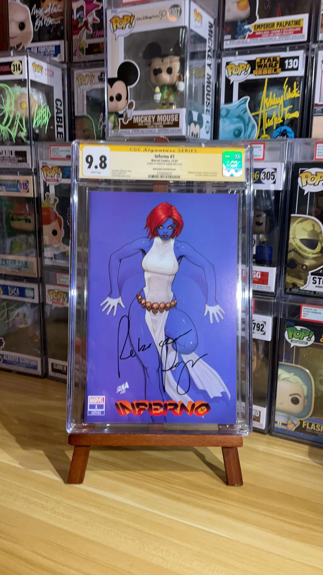 Product image for Inferno 1 Nakayama Variant Cover CGC 9.8 Signed by Rebecca Romun