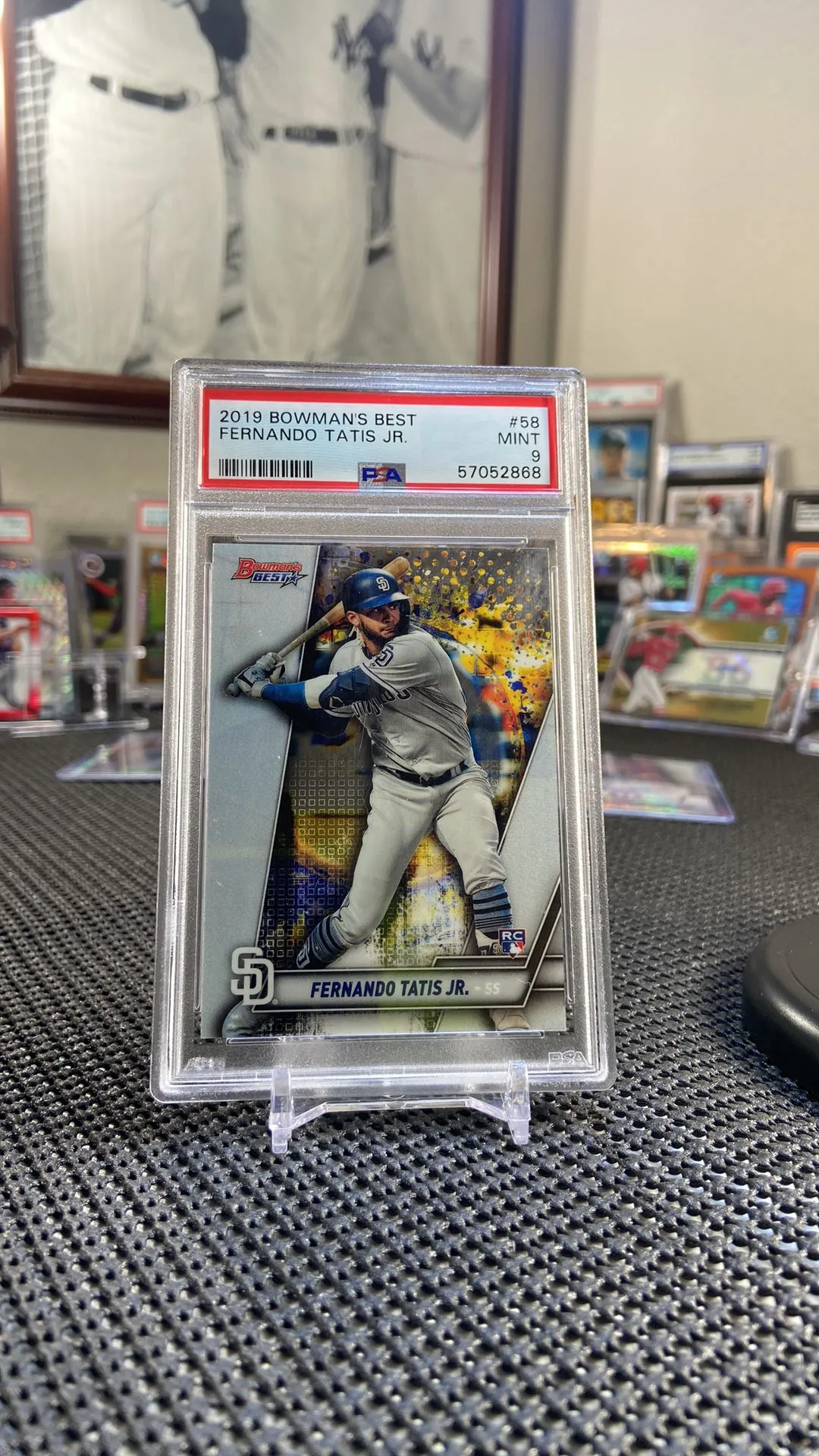 Product image for 2019 Bowman'S Best Fernando Tatis Jr. 58  PSA MINT 9