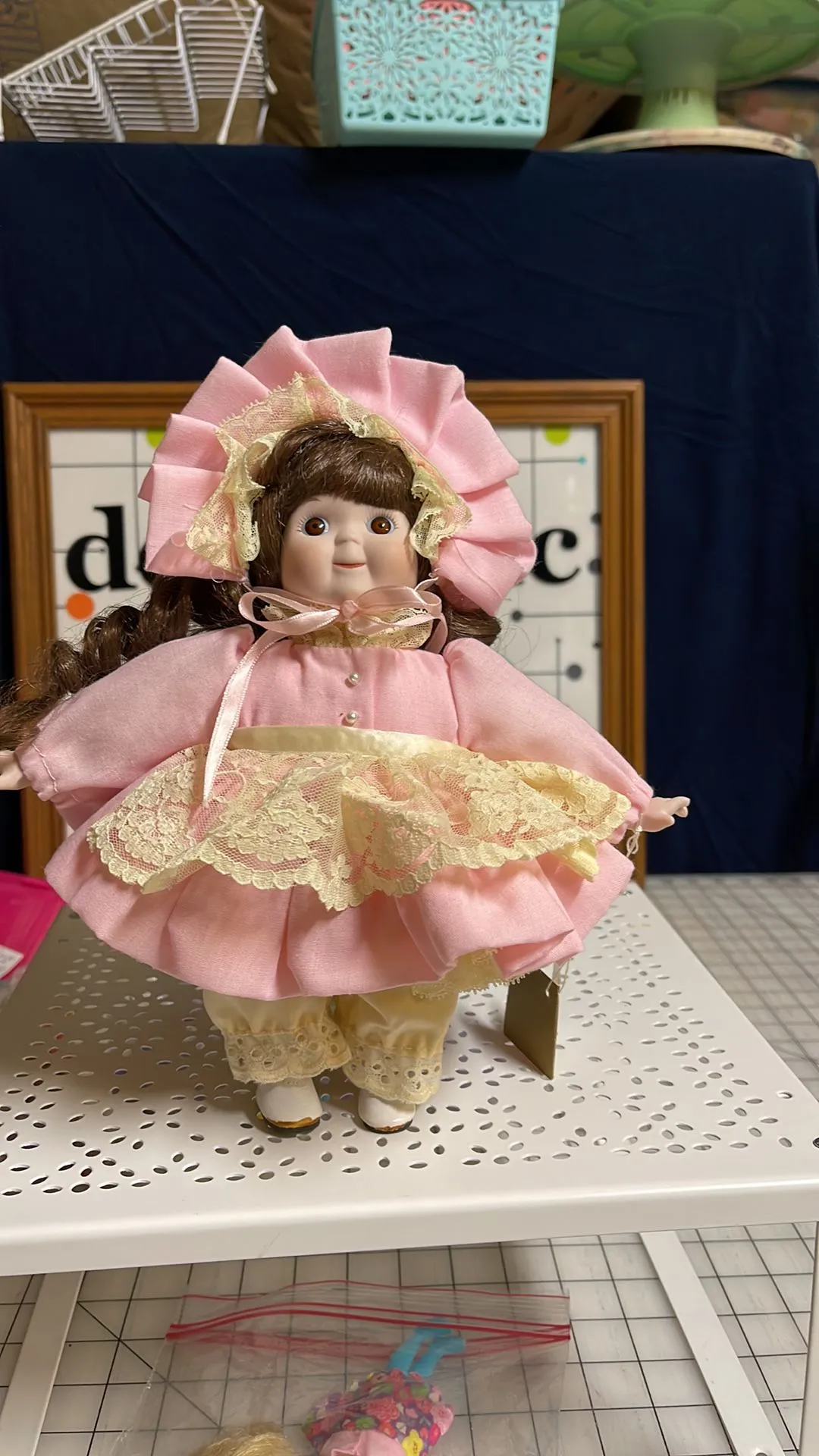 Product image for Inv. 4559 Dolls by Rene Doll Burnette with Pink Dress