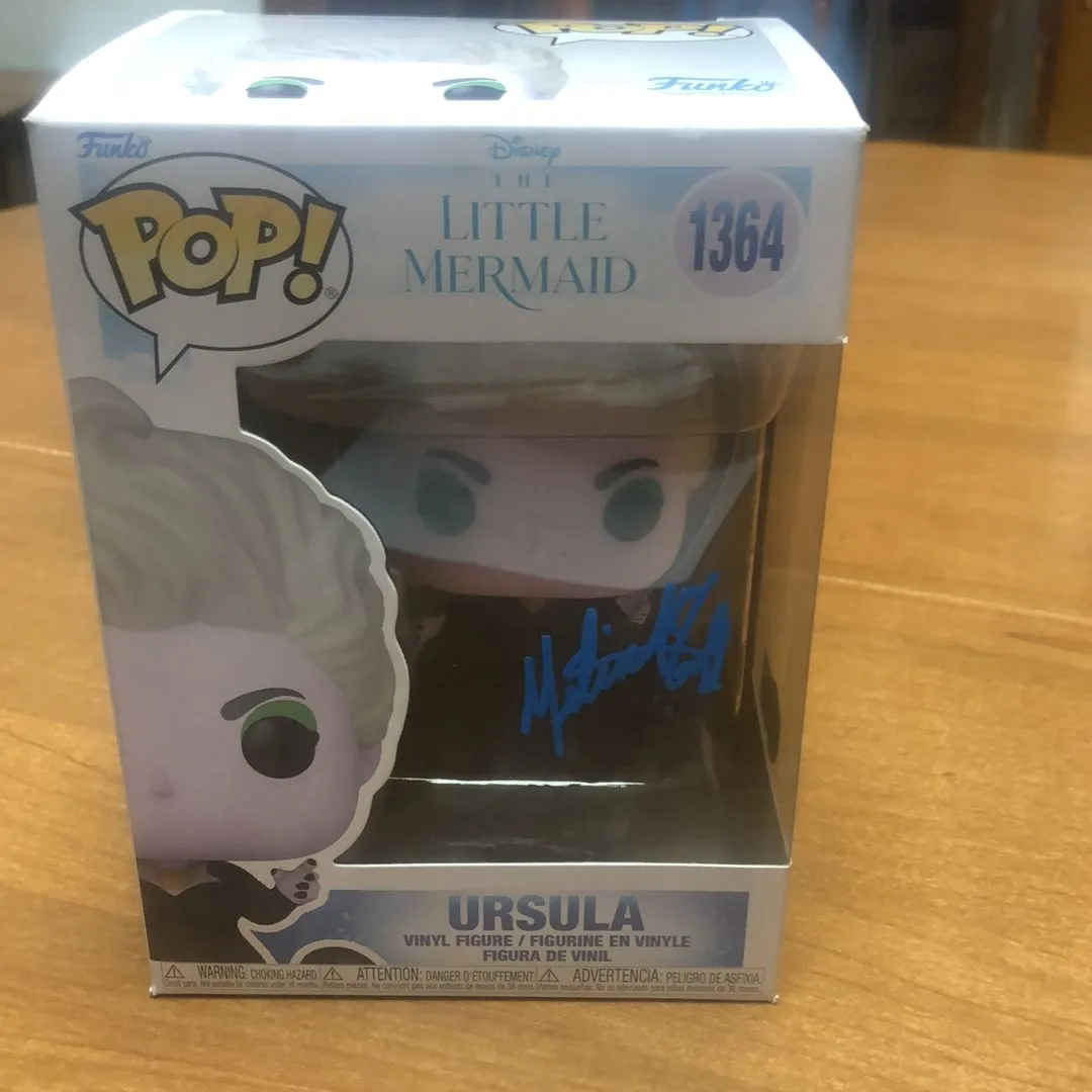 Product image for Autographed Melissa McCarthy Ursula the little mermaid funko pop 1364
