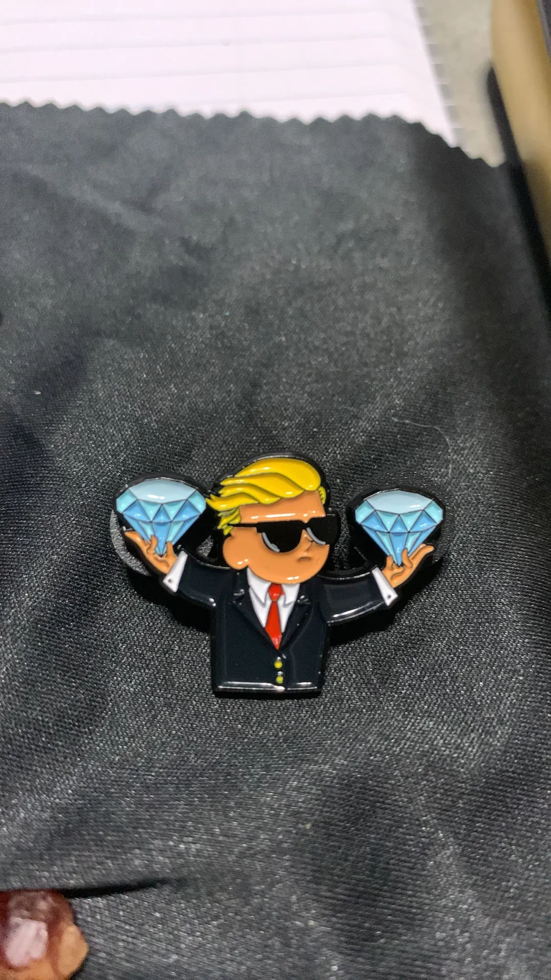 Product image for Diamond Hands Hat Pin Lapel Pin Limited Edition #/100