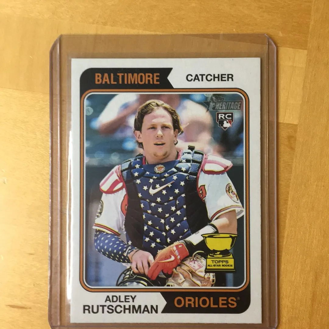 Product image for 2023 Topps Heritage Adley Rutschman Image Variation
