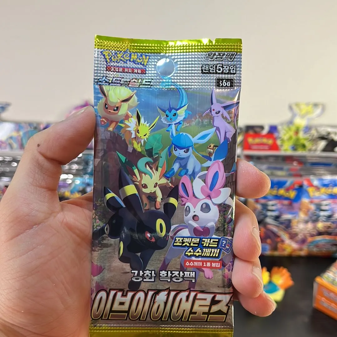 pokemon eevee heroes korean booster box Sword & Shield main image 1