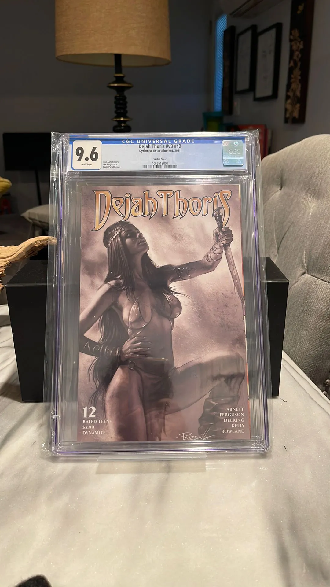 Product image for Dejah Thoris #v3 #12 CGC 9.6 Dynamite Entertainment 2021 Parrillo Sketch Cover