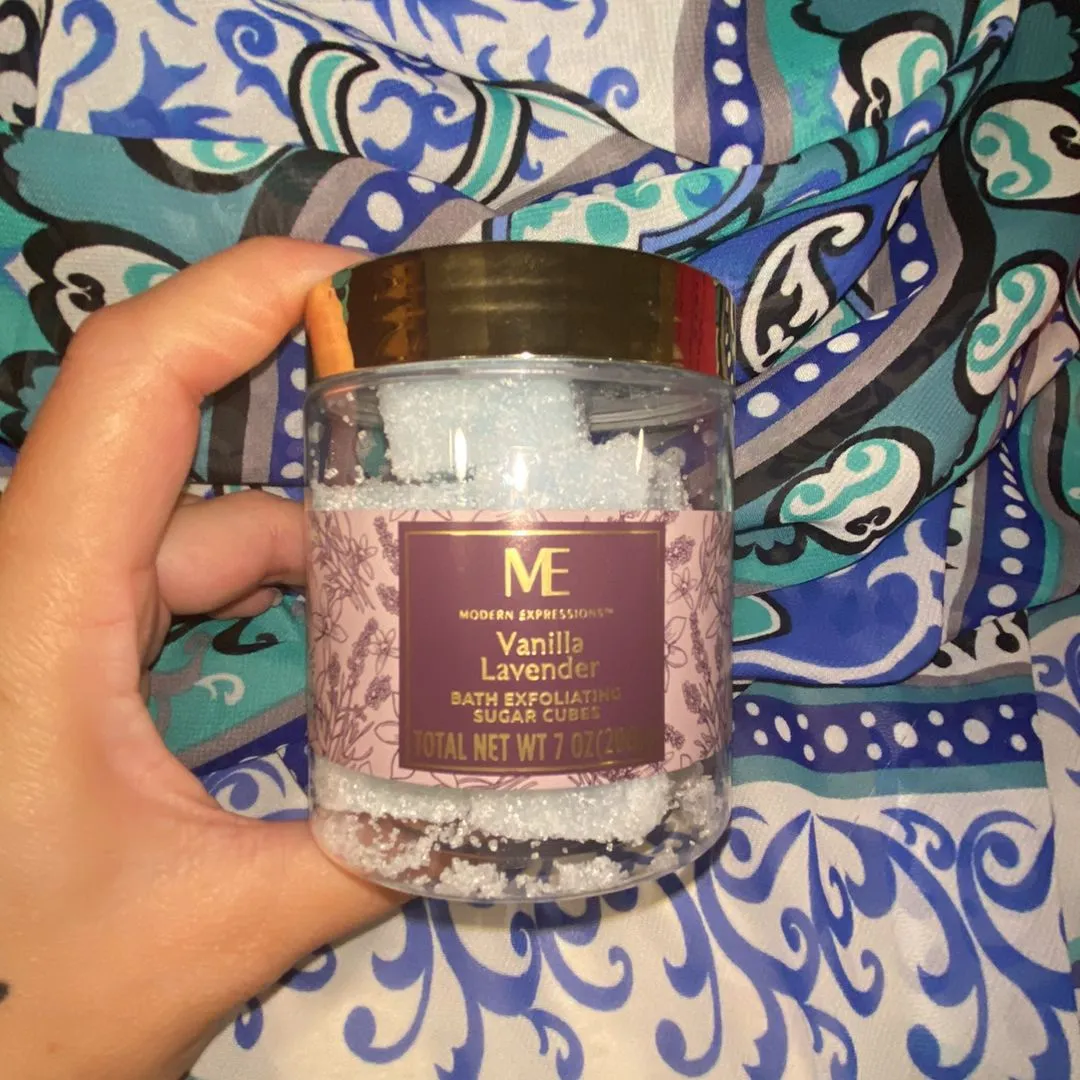 Product image for Vanilla Lavender Bath Sugar Scrub Cubes
