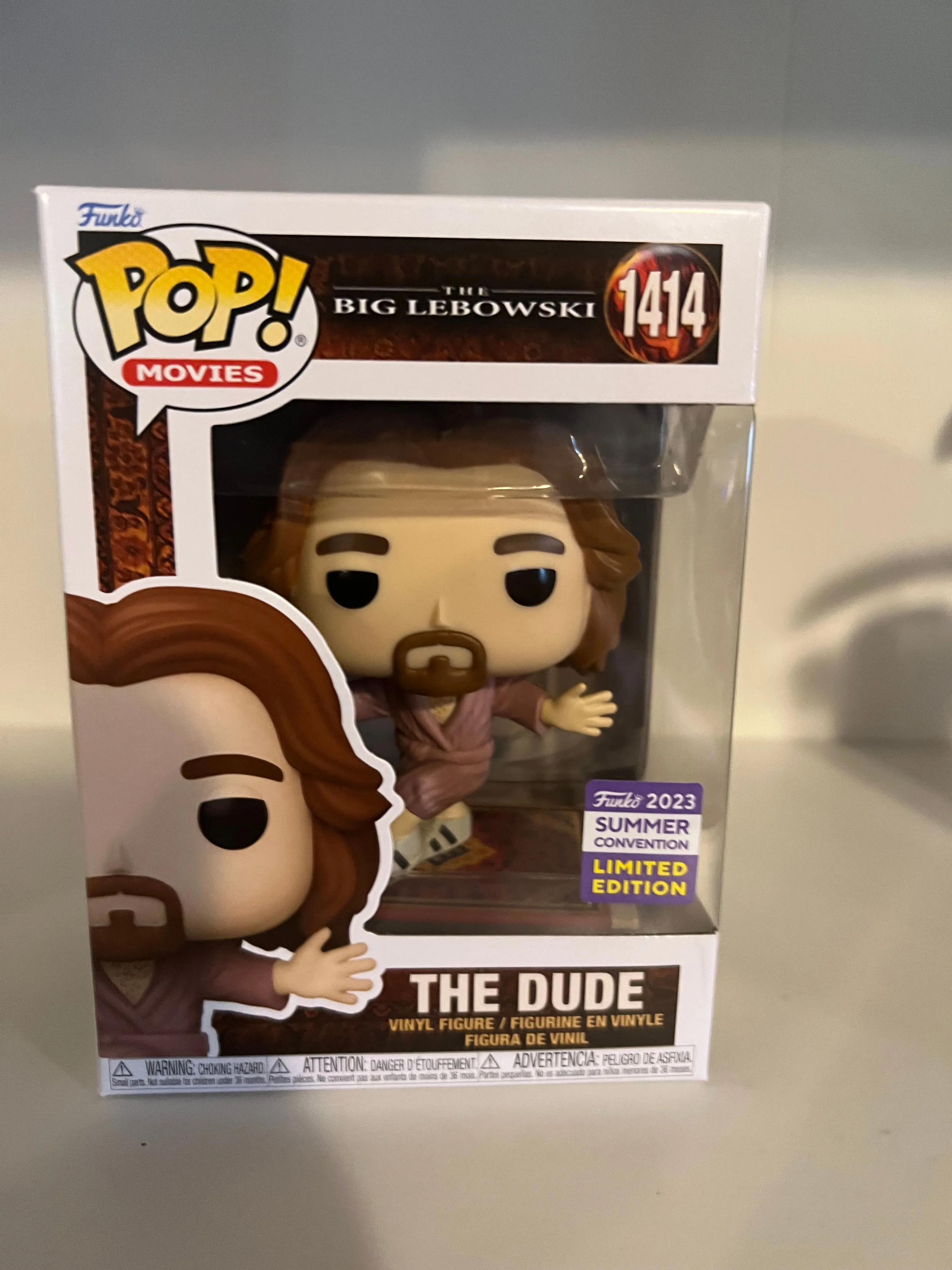 Product image for IN HAND SUMMER CONVENTION Funko Pop SDCC DUDE IN ROBE Big Lebowski #1414 Movies