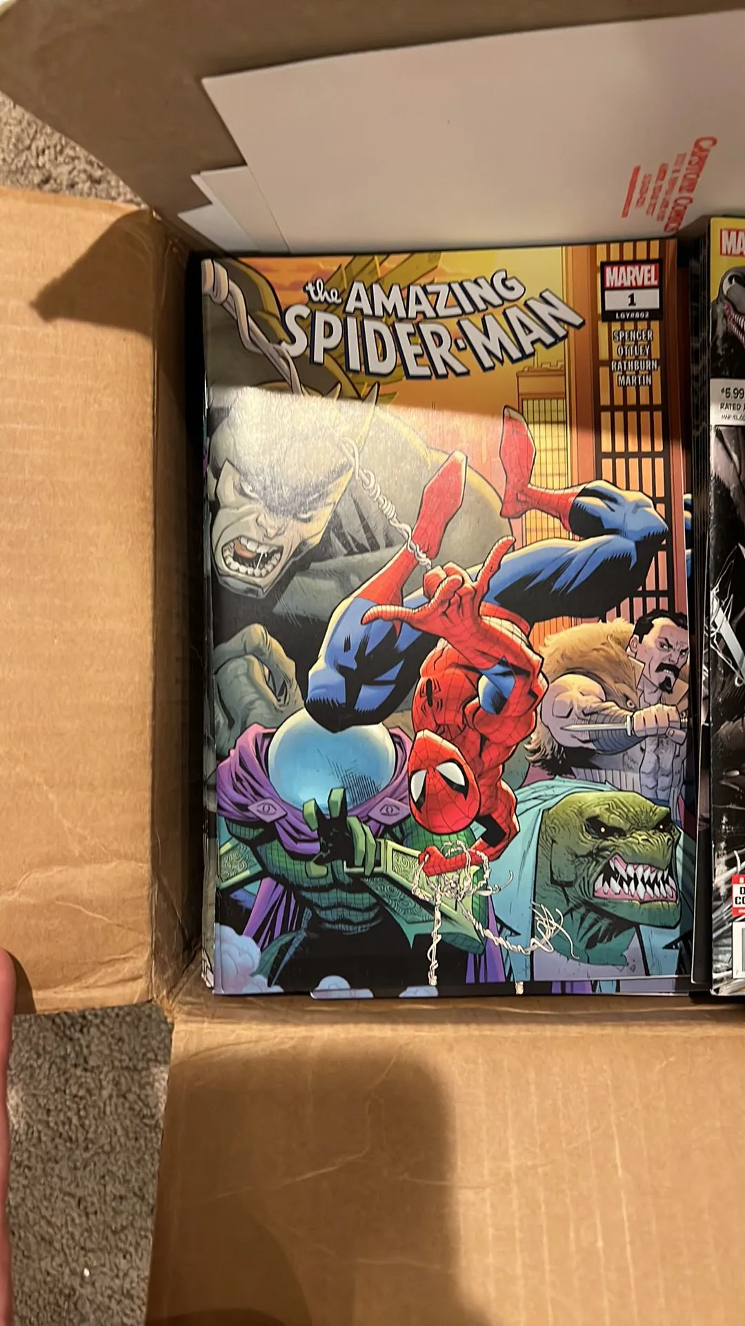 Product image for Amazing Spider-Man #1  legacy 802 case fresh