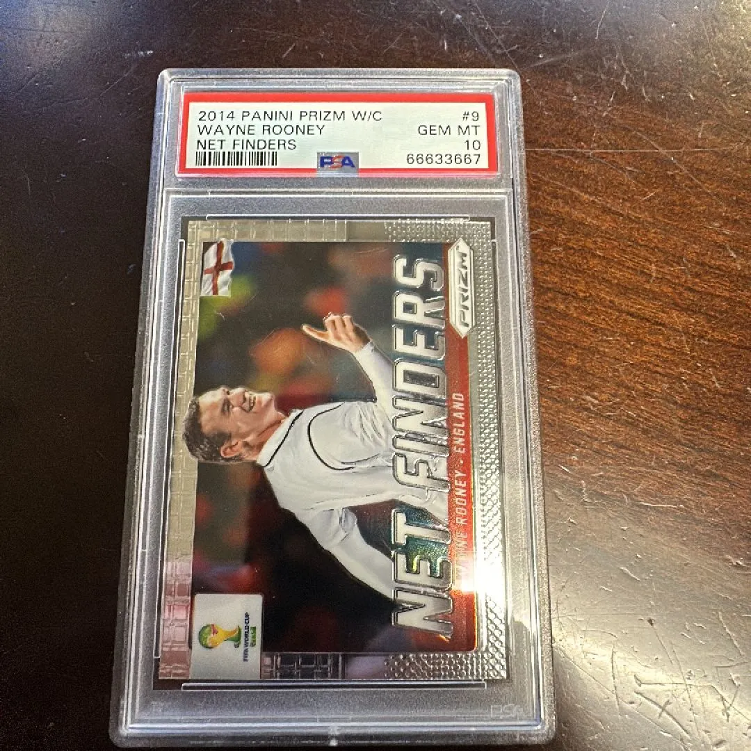 Product image for 2014 Panini Prizm World Cup Net Finders Wayne Rooney Net Finders PSA GEM MT 10