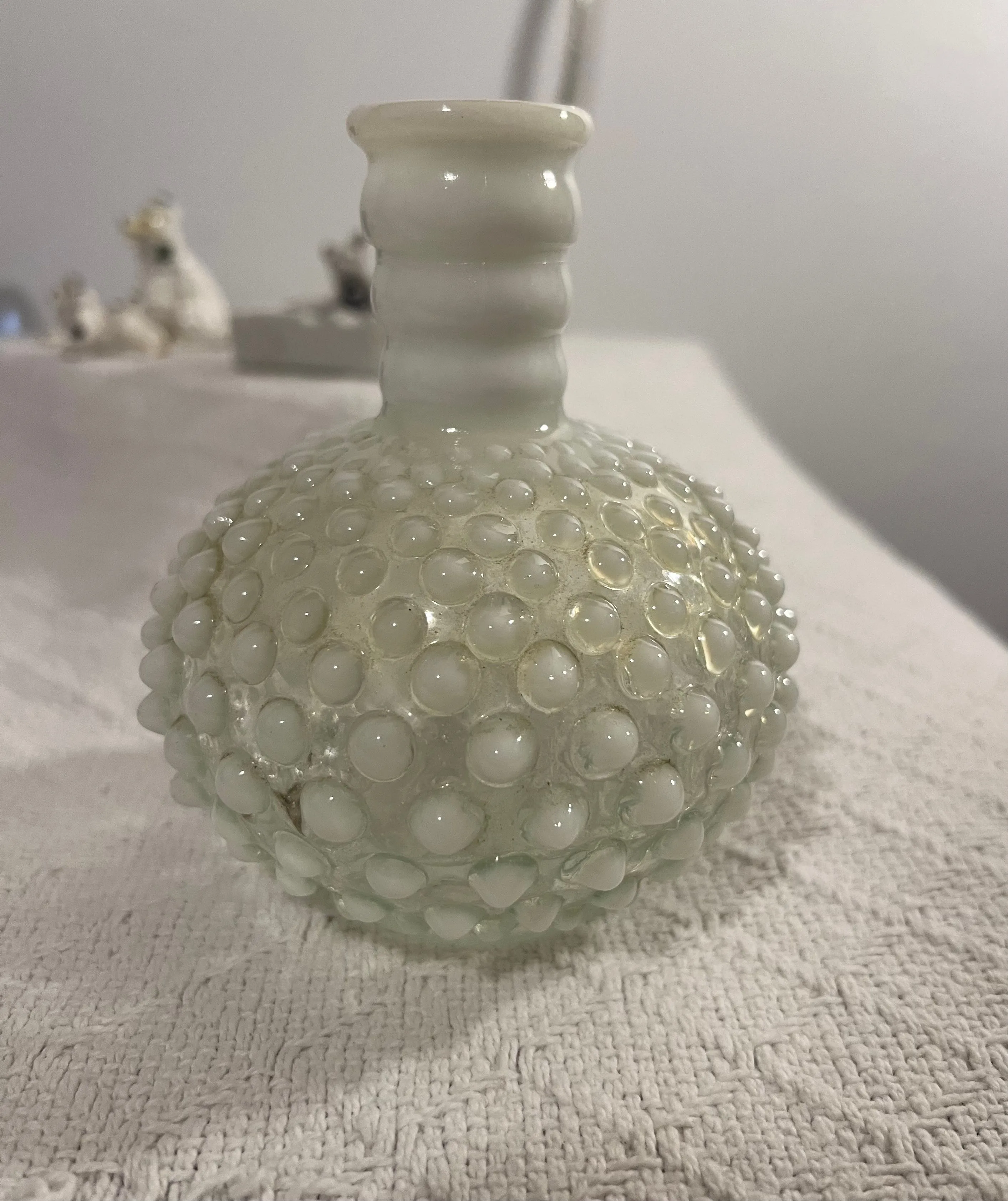 Product image for Fenton Hobnail Perfume Bottle