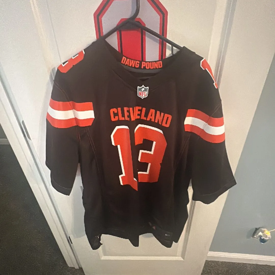 Product image for Number 13 Odell Beckham, Jr. browns jersey Size XL