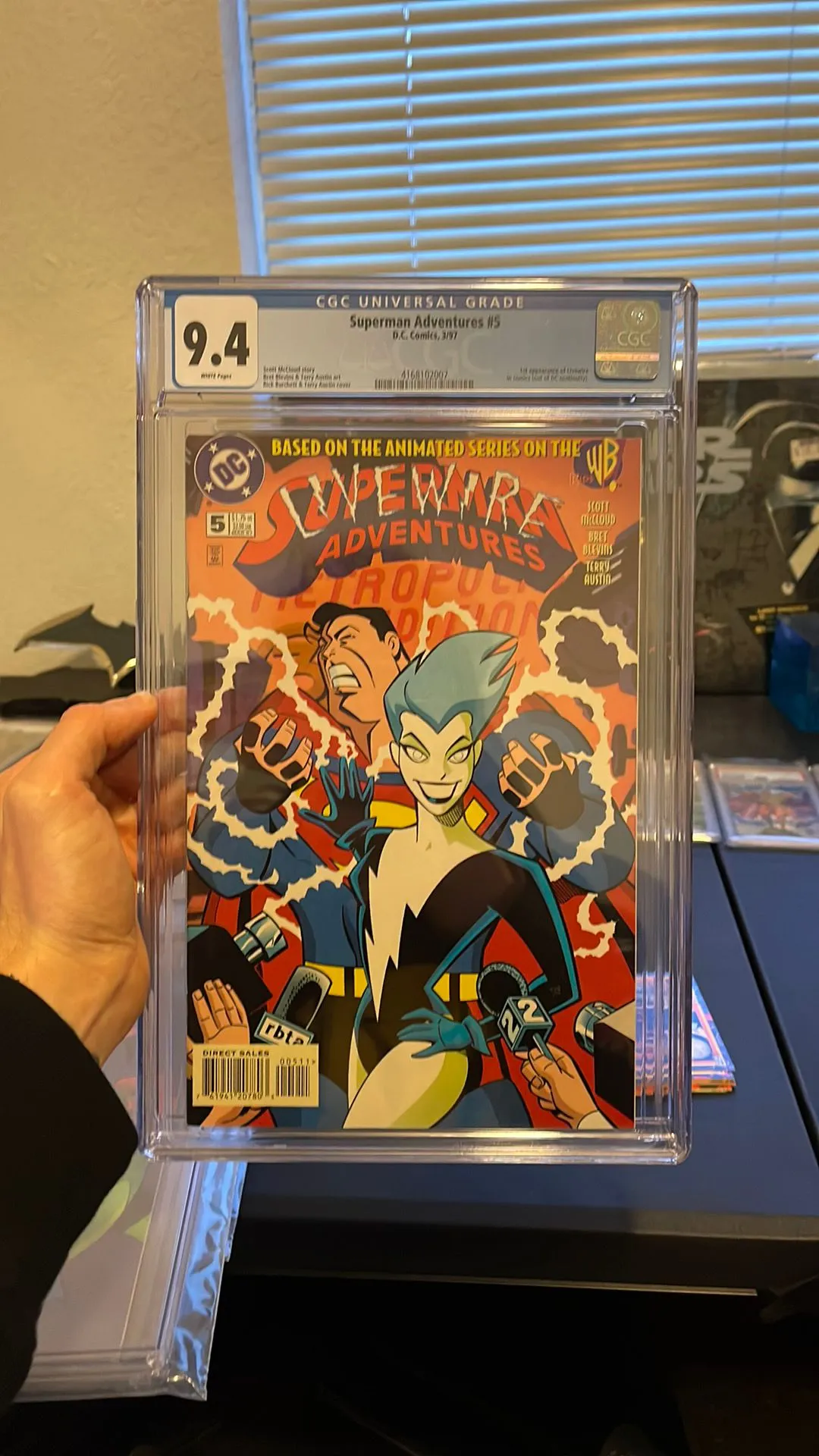 Product image for CGC grade 9.4 Superman adventures number #5
