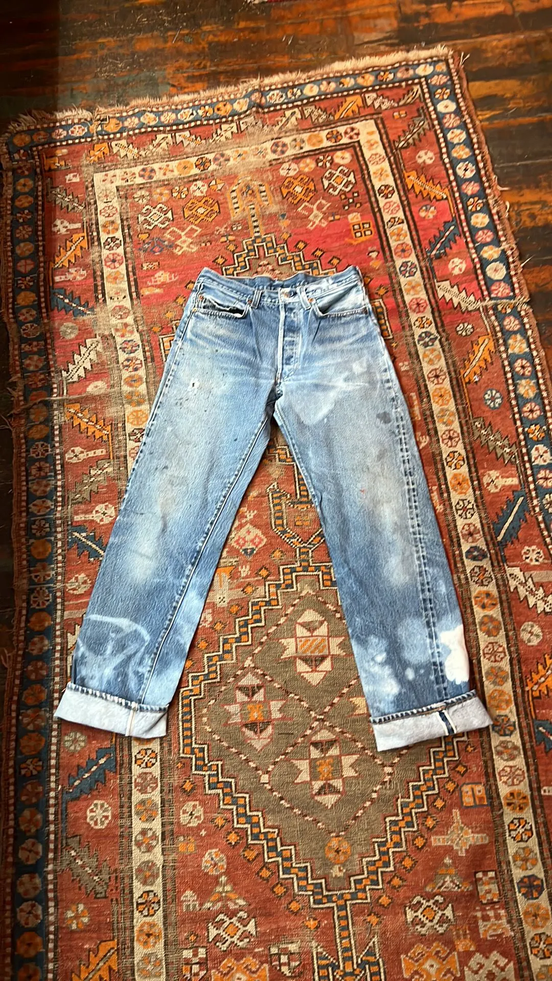 Product image for 1982-84 Levi’s 501 bleach distress selvedge