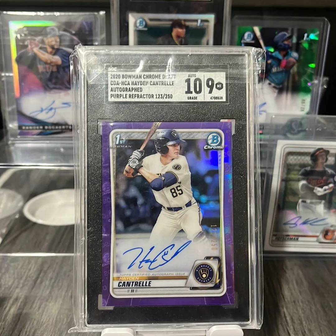 Product image for Hayden Cantrelle Bowman 1st auto /250 - [Purple]