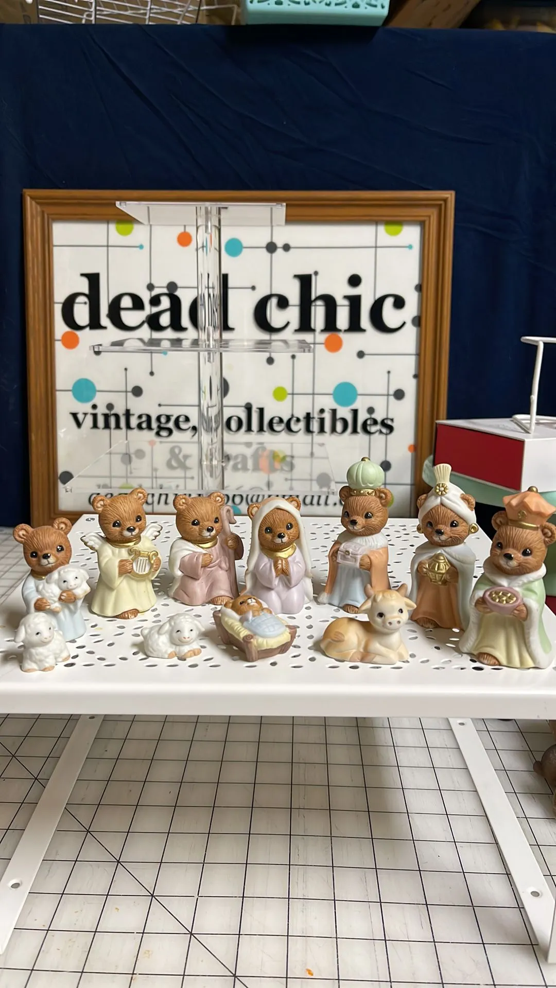 Product image for C-23 Inv. 4549 Homco #5412 Nativity Bears