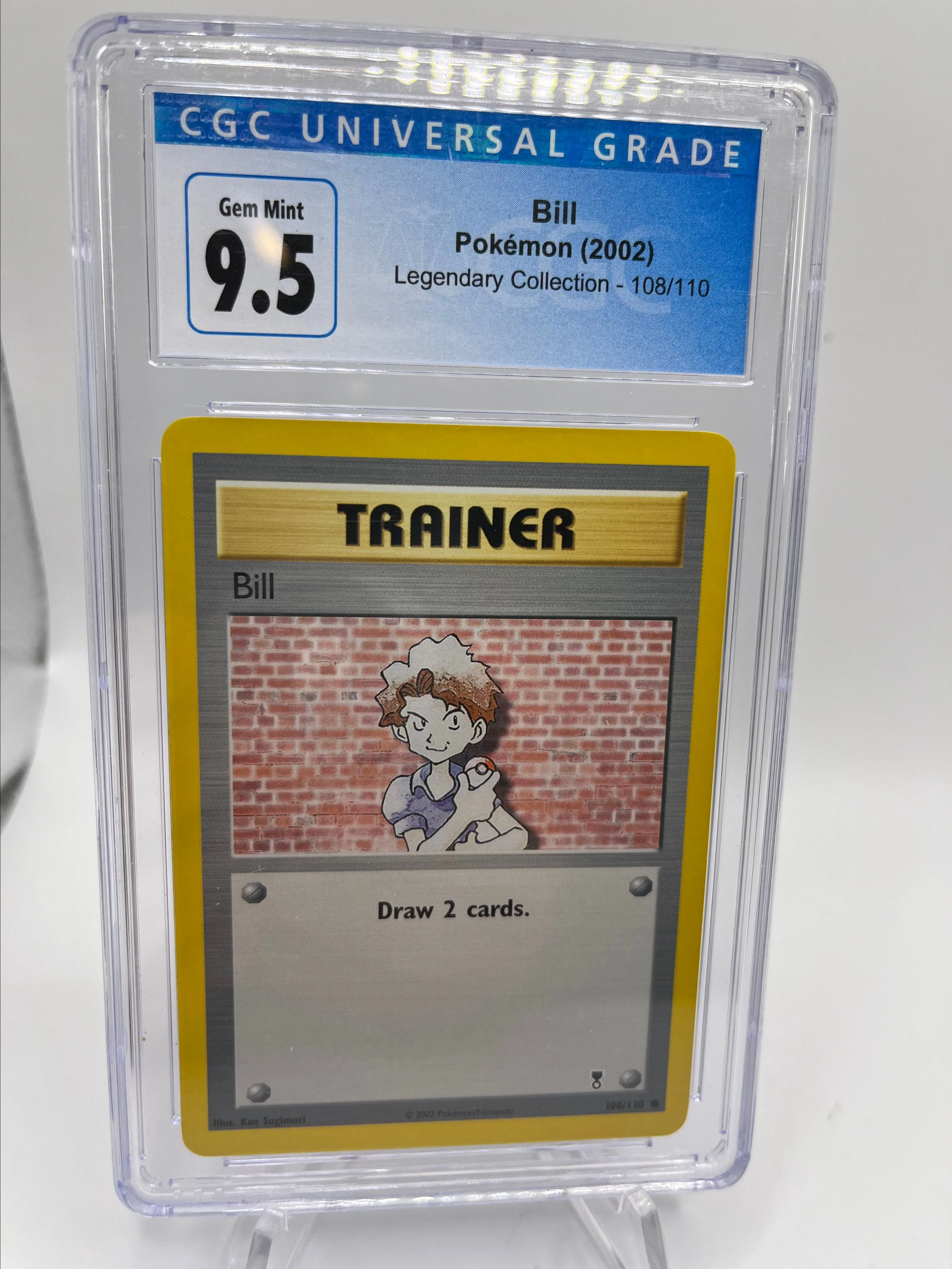 Product image for Cgc 9.5 (10) 2002 legendary collection bill 108