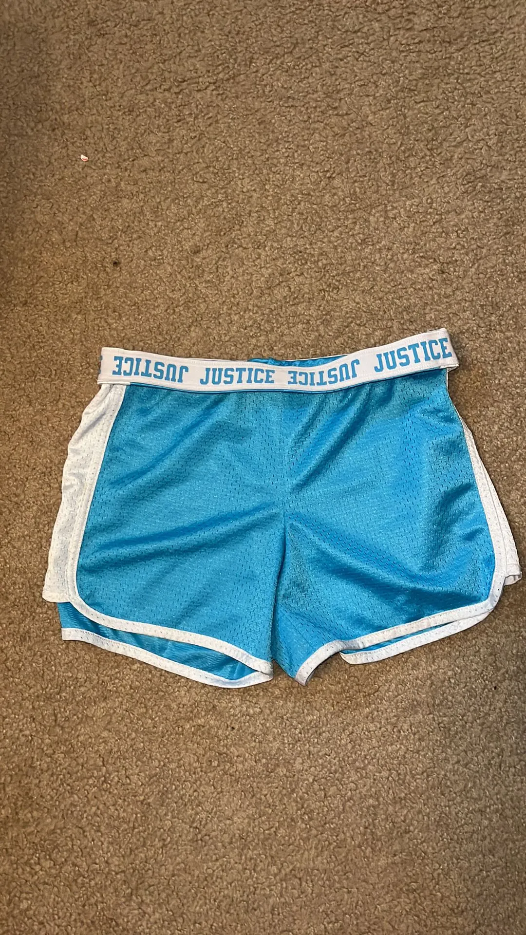 Product image for 113. Justice blue shorts, size 12